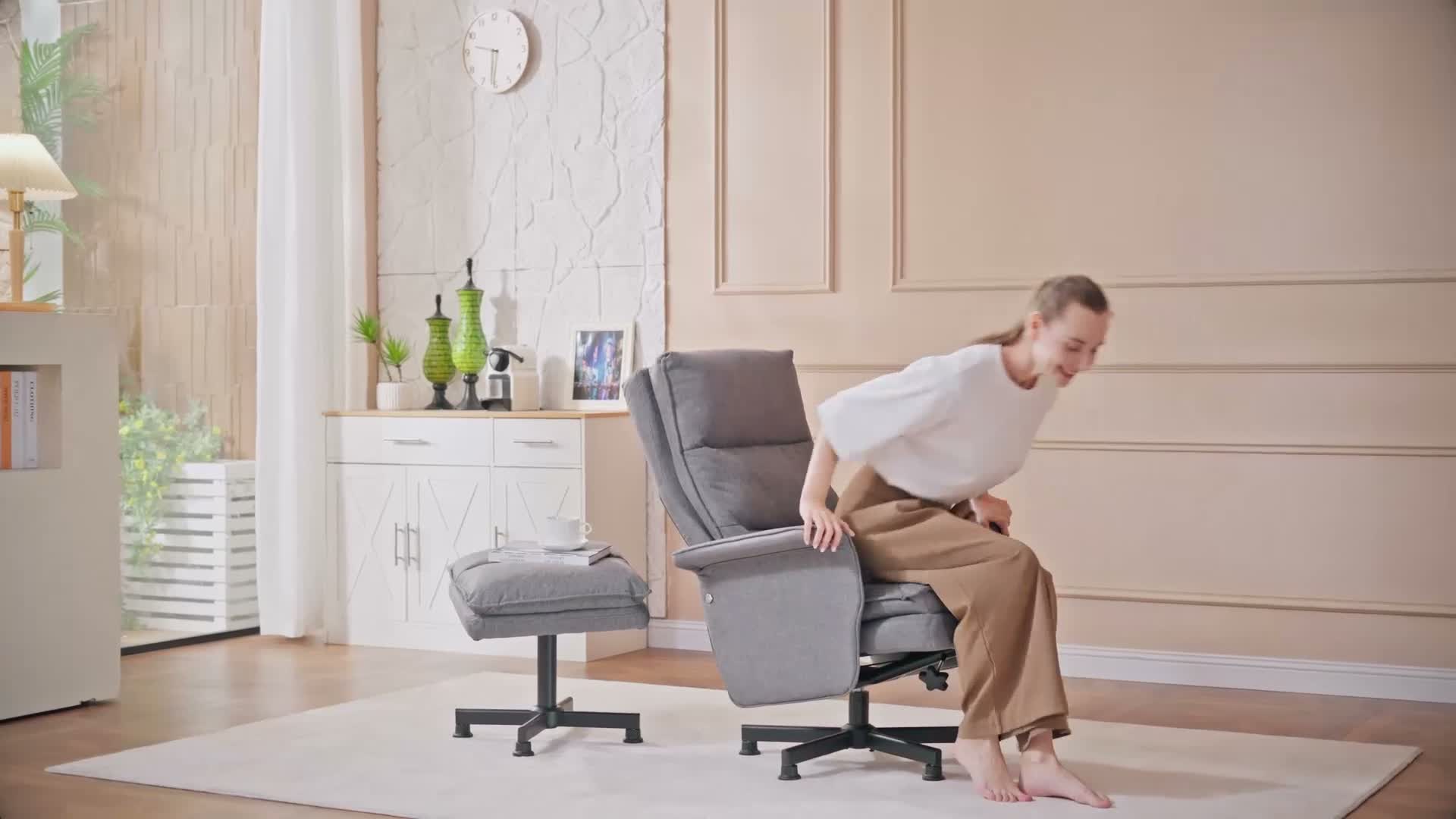 HOMCOM Massagesessel mit Fußhocker, Elektrischer Produktbild-Vorschau 7