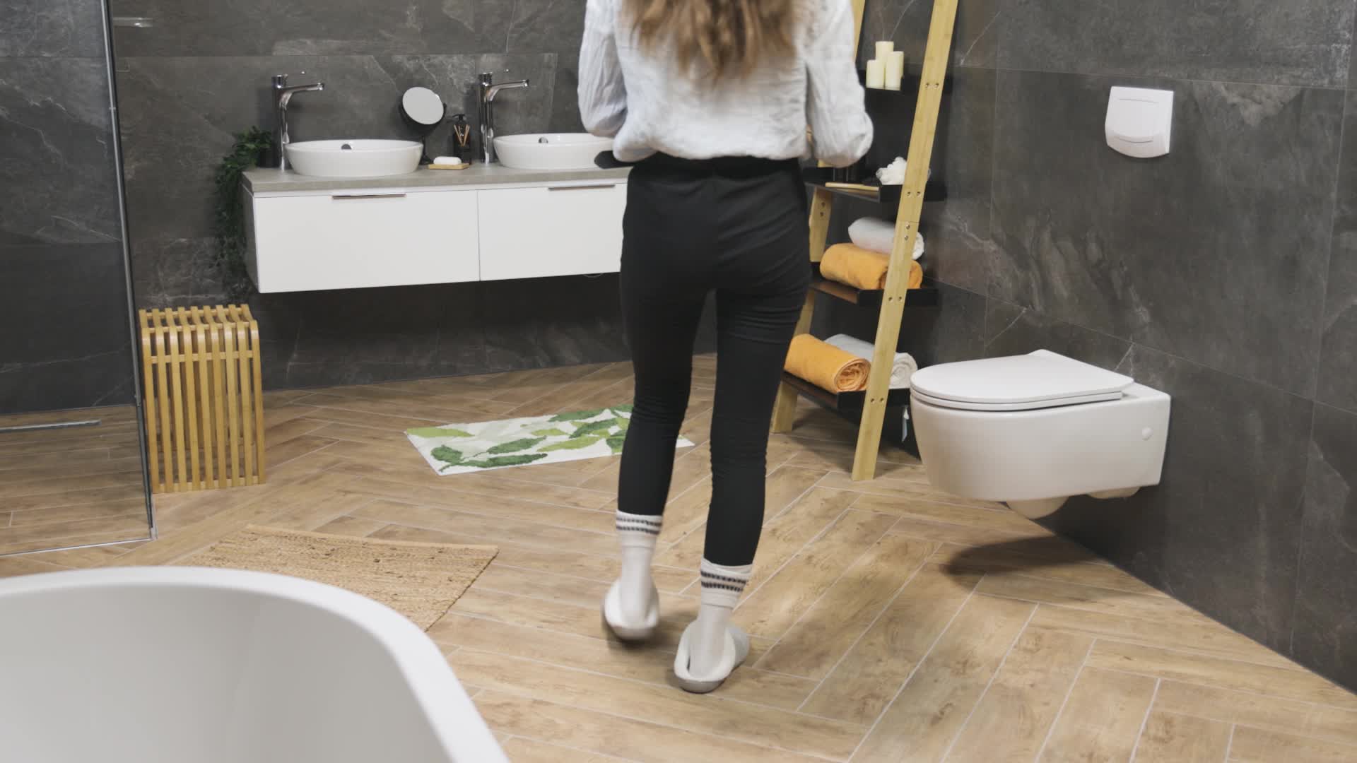 Relaxdays Toilettenhocker, 2-teilig, Stuhlgang Produktbild-Vorschau 7