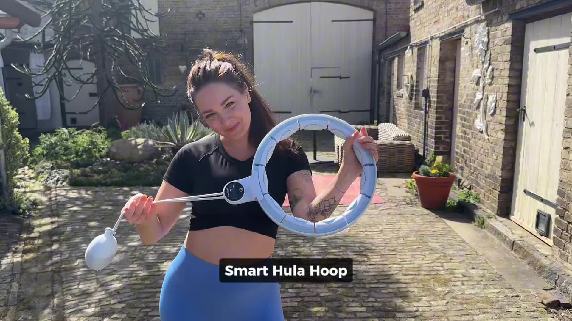 Wellrelaxx Smart Hula Hoop leise drehfreudig Za¨hler Hula Produktbild-Vorschau 4