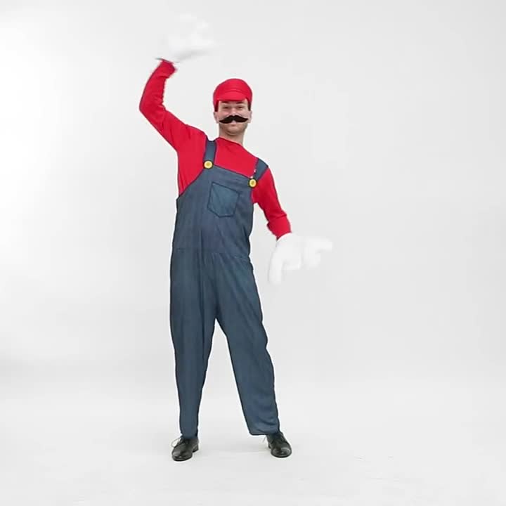 dressforfun® Herrenkostüm super Klempner Mario Produktbild-Vorschau 6