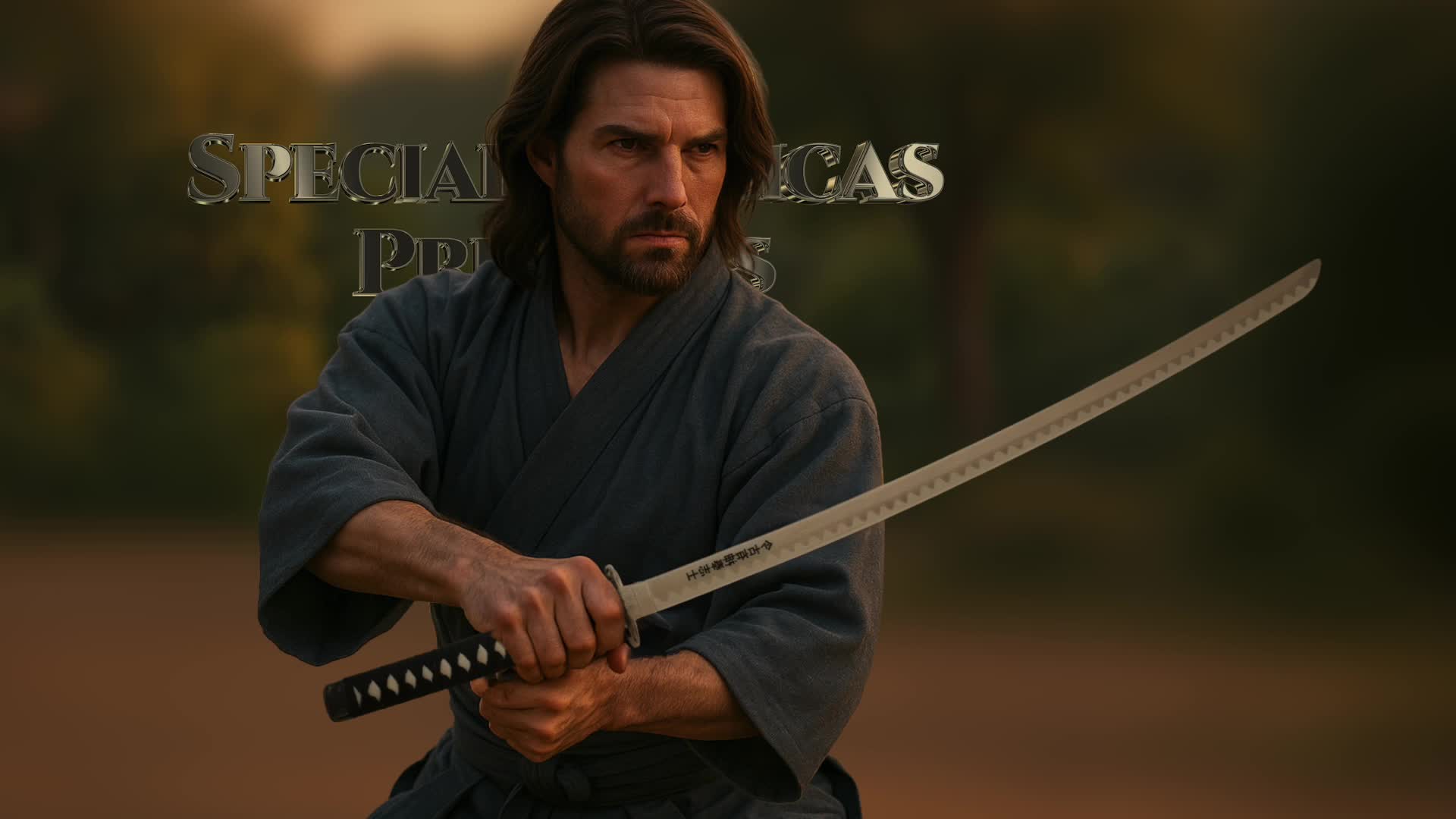 Spada decorativa Katana Samurai in legno 103 cm con fodero Anteprima dell’immagine prodotto 7