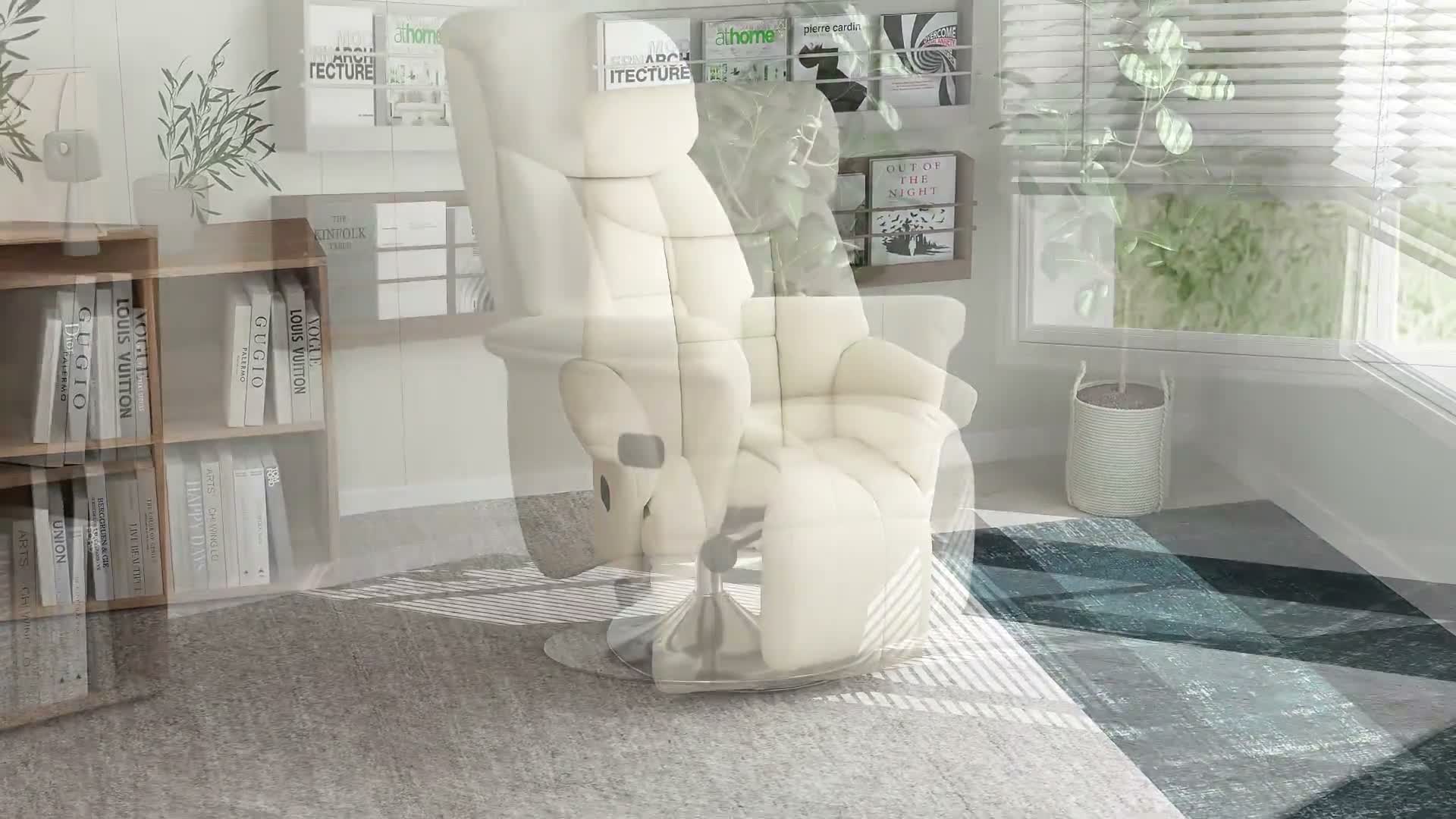 HOMCOM Relaxsessel Fernsehsessel mit Manuell Verstellbar Produktbild-Vorschau 7