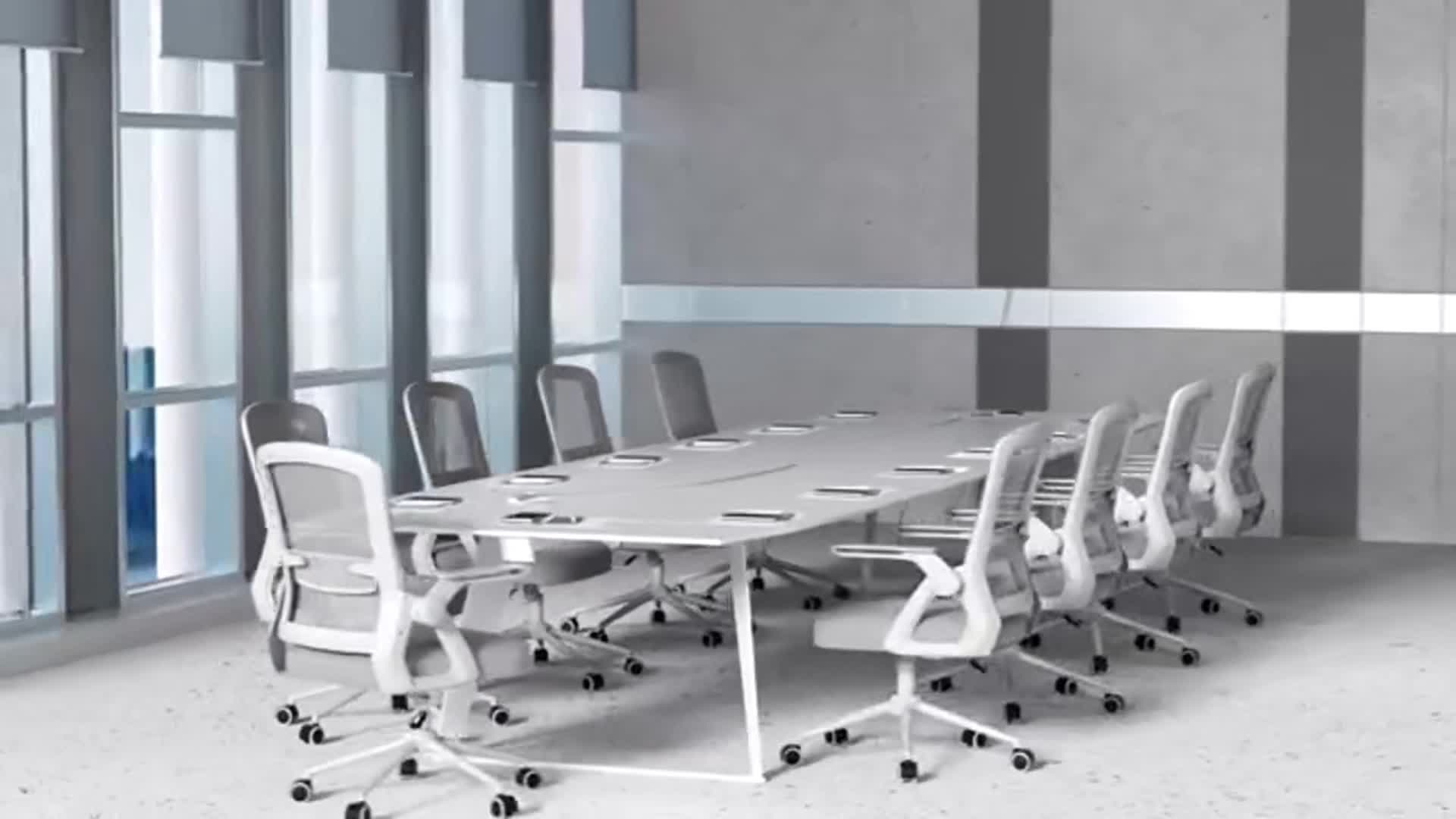 Ergonomiczny fotel biurowy z siatki ze składanymi Podgląd zdjęcia produktu 7