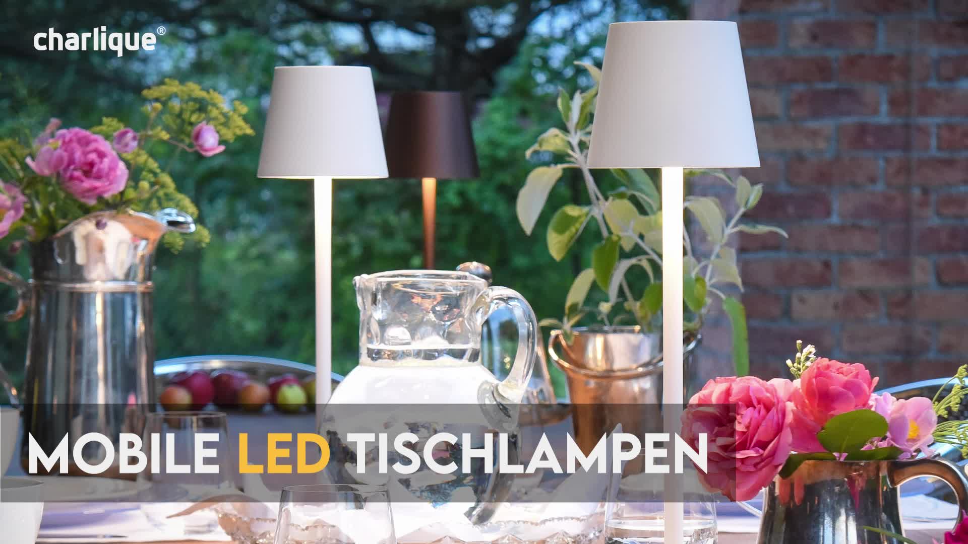 charlique® LED Akku Tischlampe mini (Doppelpack) - Dinner Produktbild-Vorschau 7