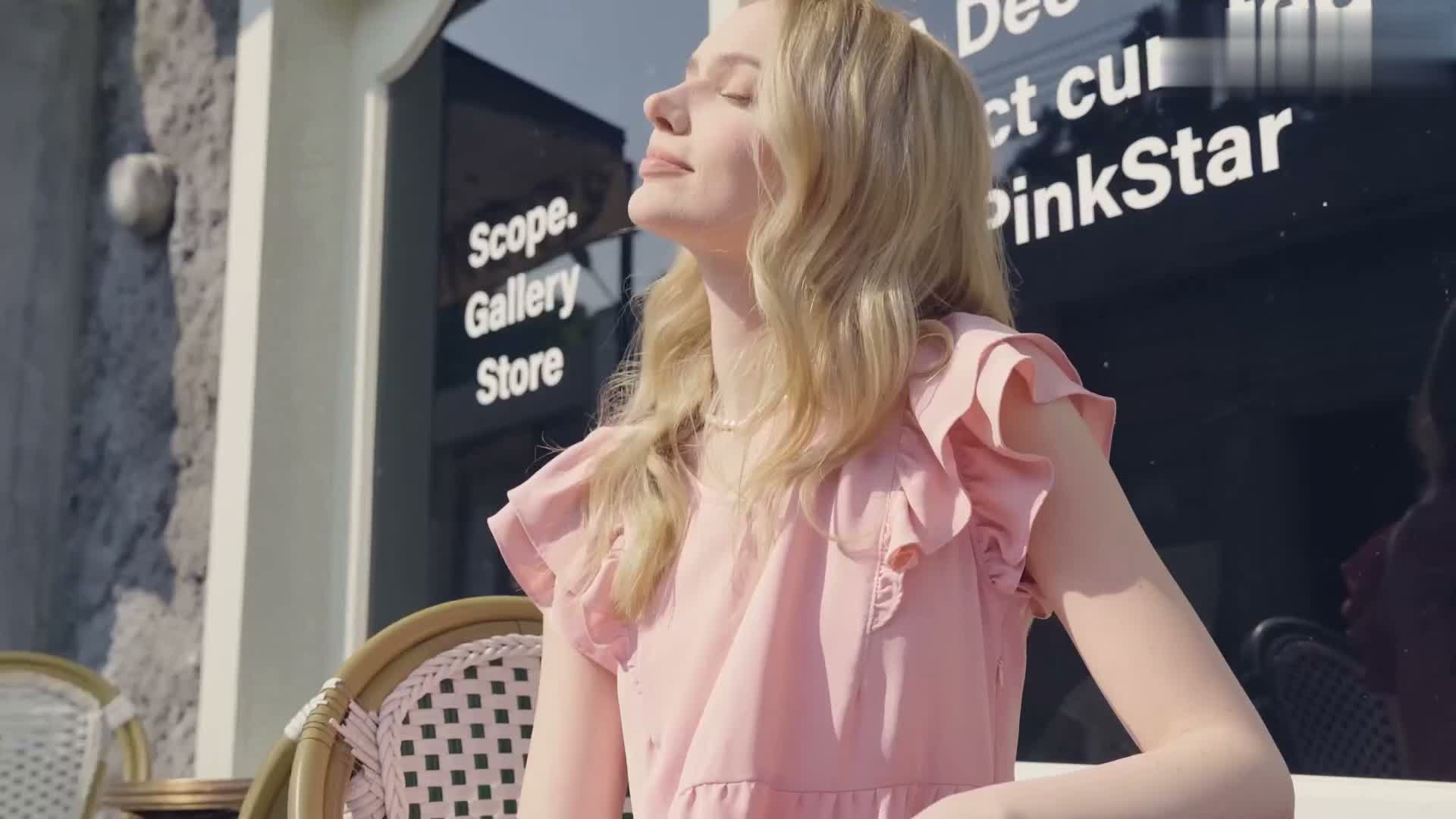 Damenkleid, Babydoll-Kleid, kurzärmelig mit Rüschen, Produktbild-Vorschau 4