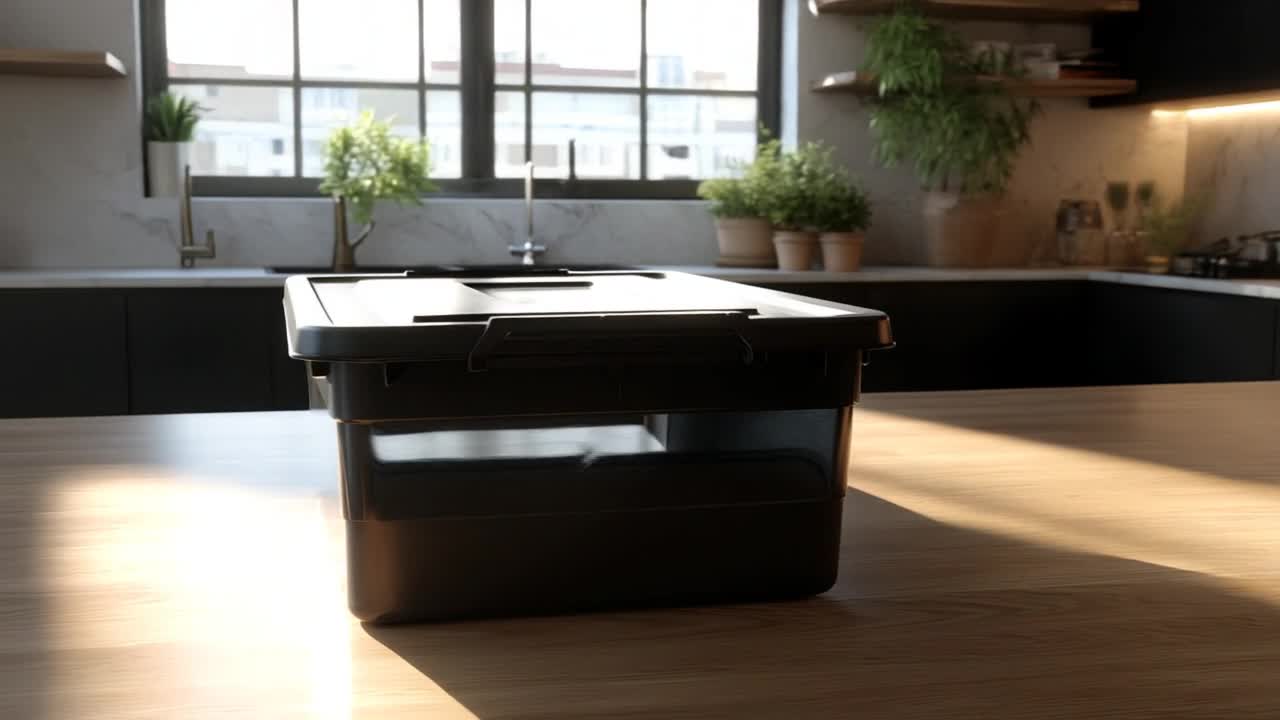 Plastový Kontajner S Vekom Na Kolieskach Do Garážovej Náhľad obrázku produktu 7