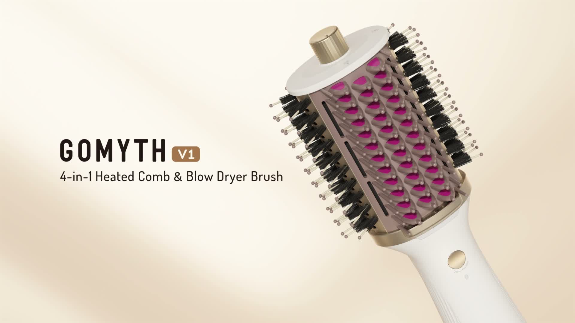 GOMYTH V1 – Die 5-in-1 Styling-Bürste für professionelle Produktbild-Vorschau 7