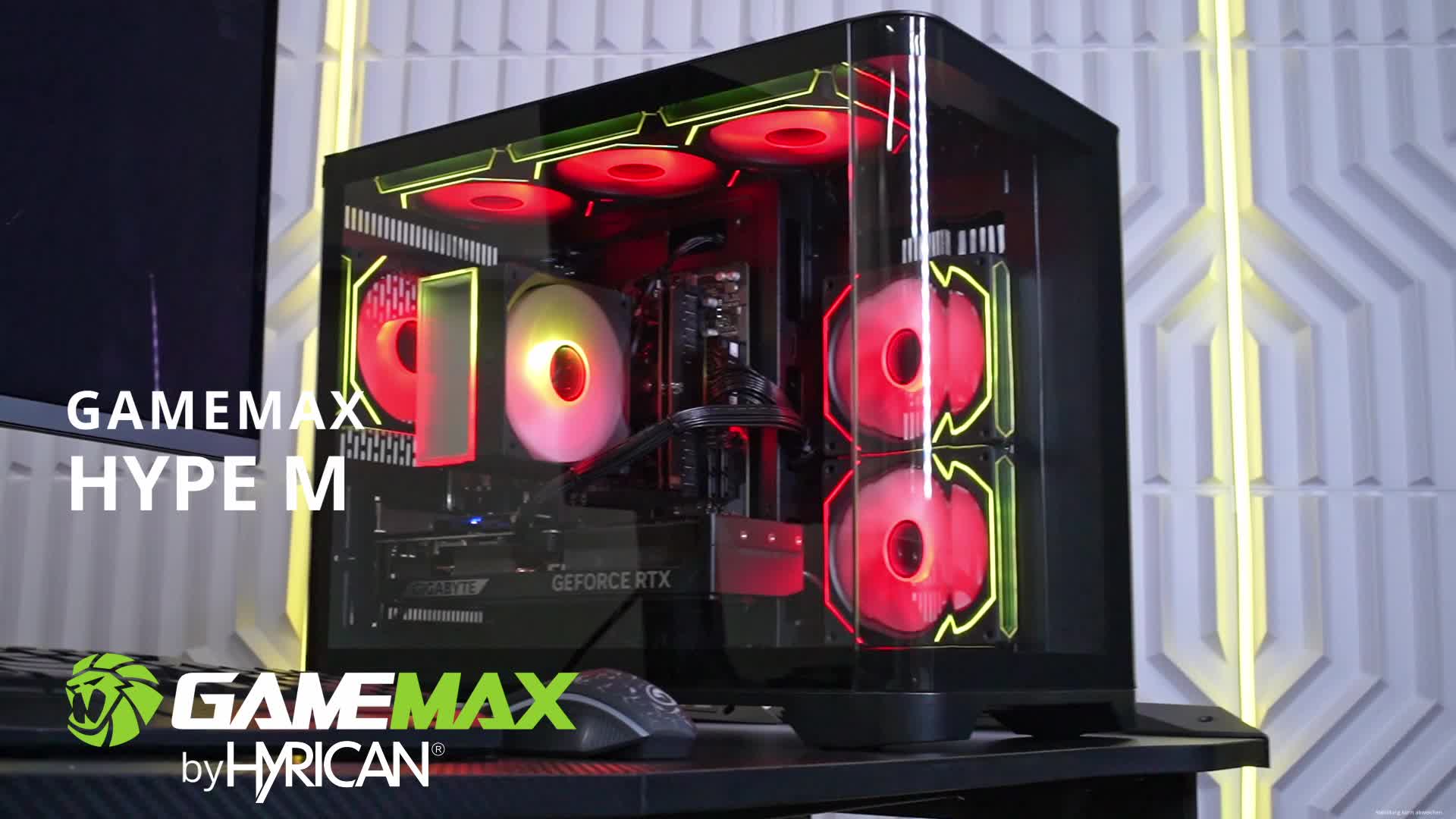 GAMEMAX Gaming-PC MegaDeal HYPE-M BK Komplett-SET 2747 AMD Produktbild-Vorschau 7