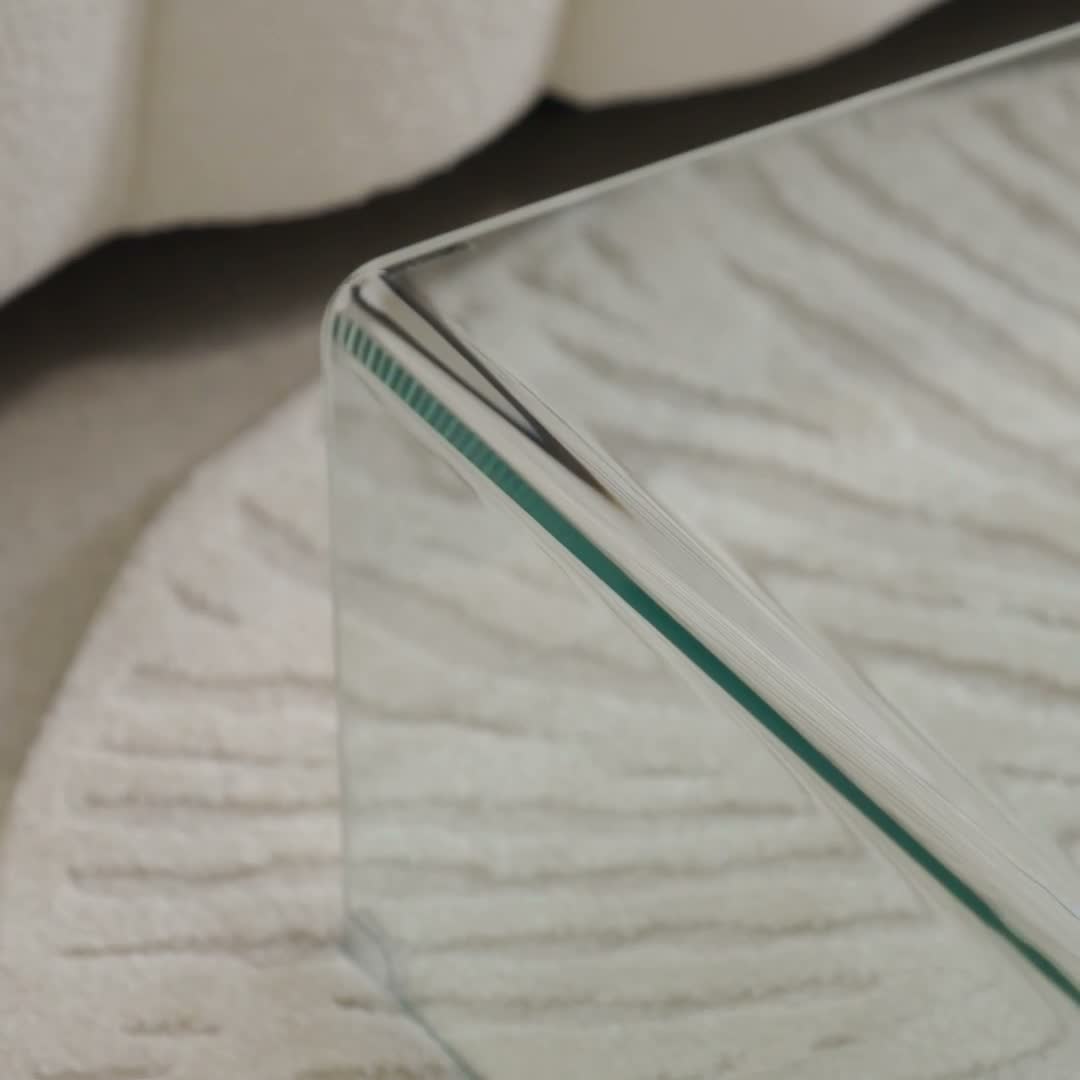sweeek - Rechteckiger Couchtisch aus gehärtetem Glas - Produktbild-Vorschau 6