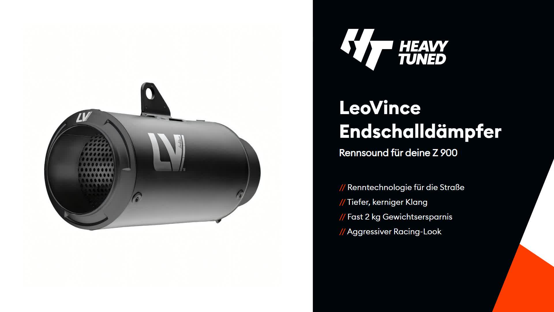 Leovince Lv Corsa S Full Black Kawasaki Z 900 18-19/z 900 Produktbild-Vorschau 7