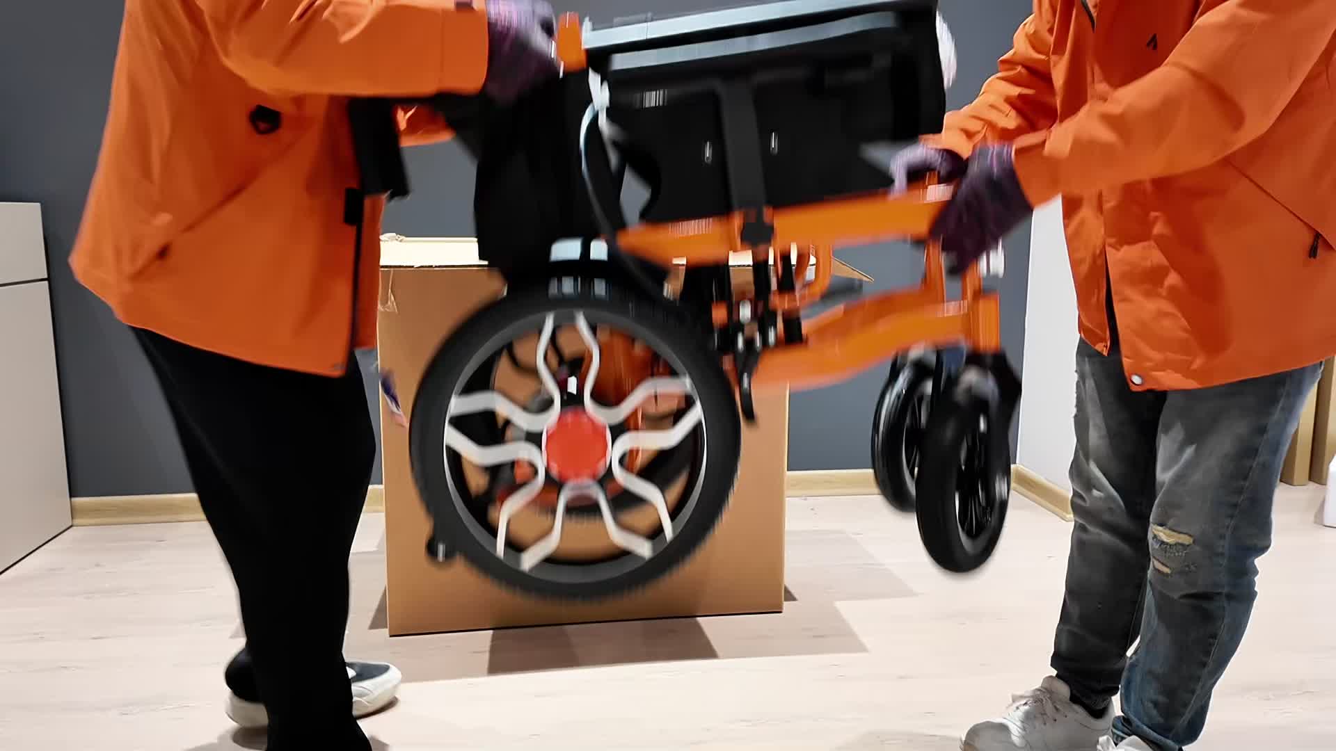 Elektrorollstuhl Faltbar Leicht bis 150 kg, 500W Motor, Produktbild-Vorschau 7