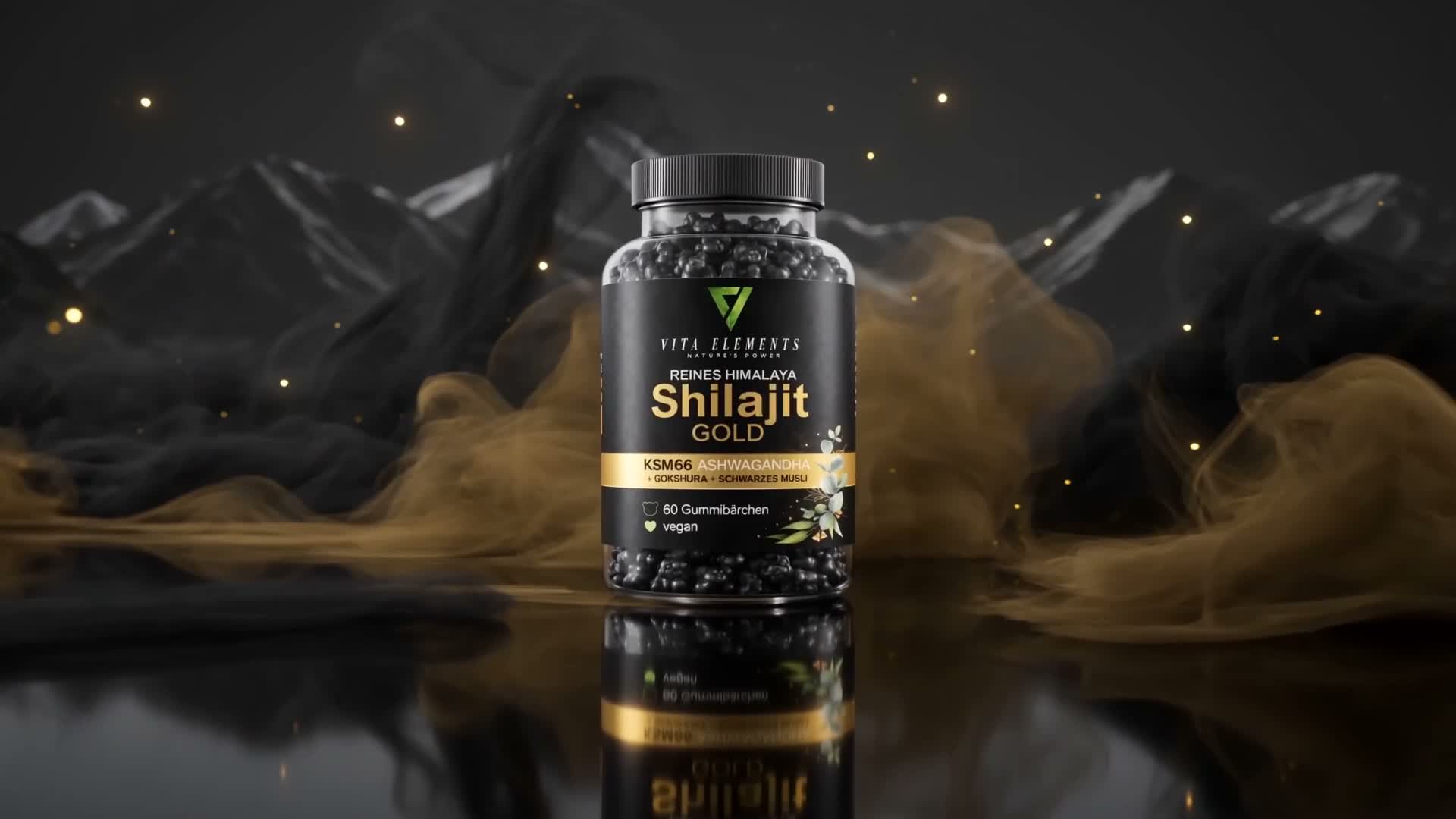 Vita Elements Himalaya Shilajit Gold Gummibärchen 60 Stk – Produktbild-Vorschau 7
