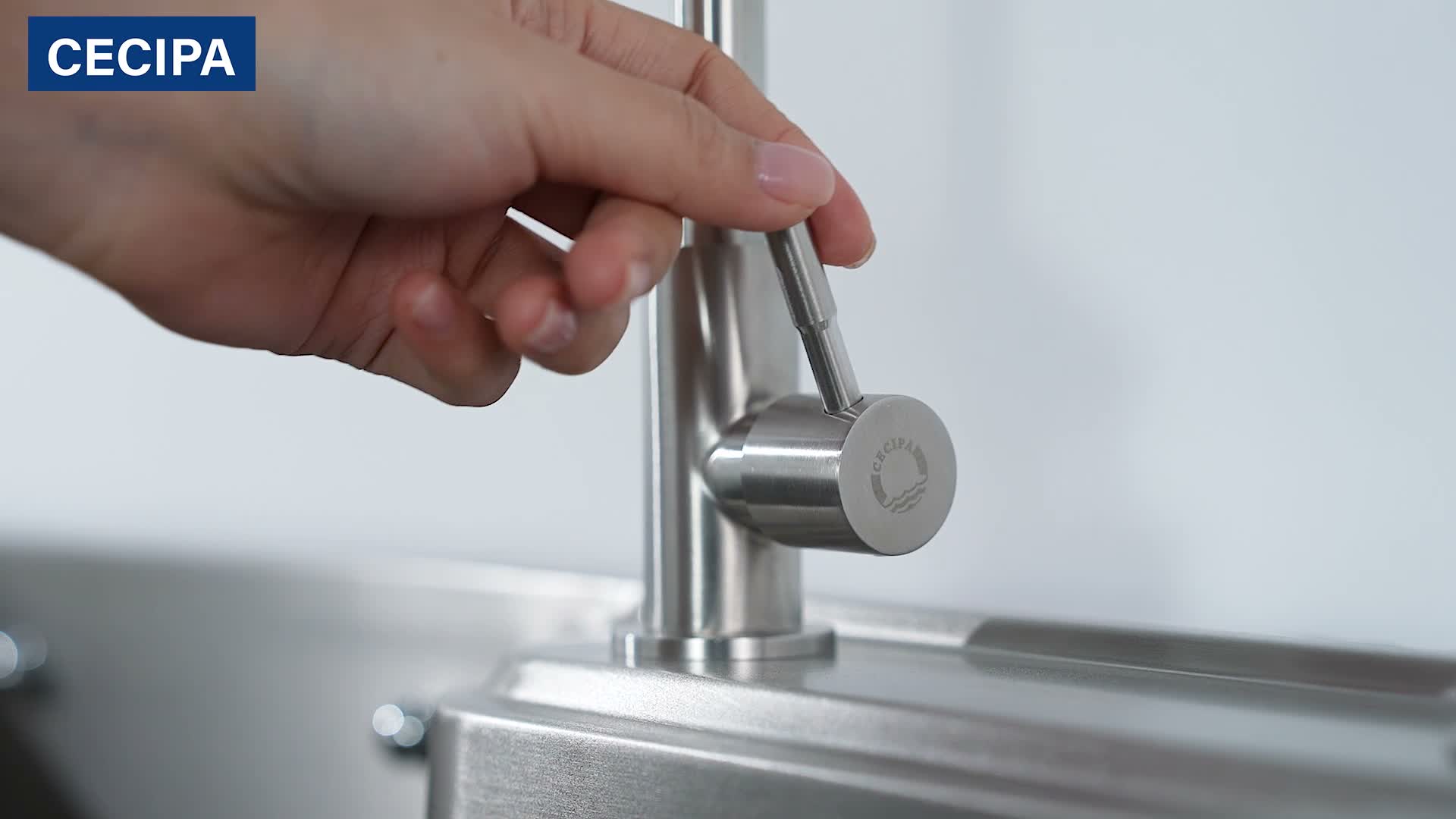 Spültischarmatur Kaltwasser, Cecipa Wasserhahn Küche, 304 Produktbild-Vorschau 7