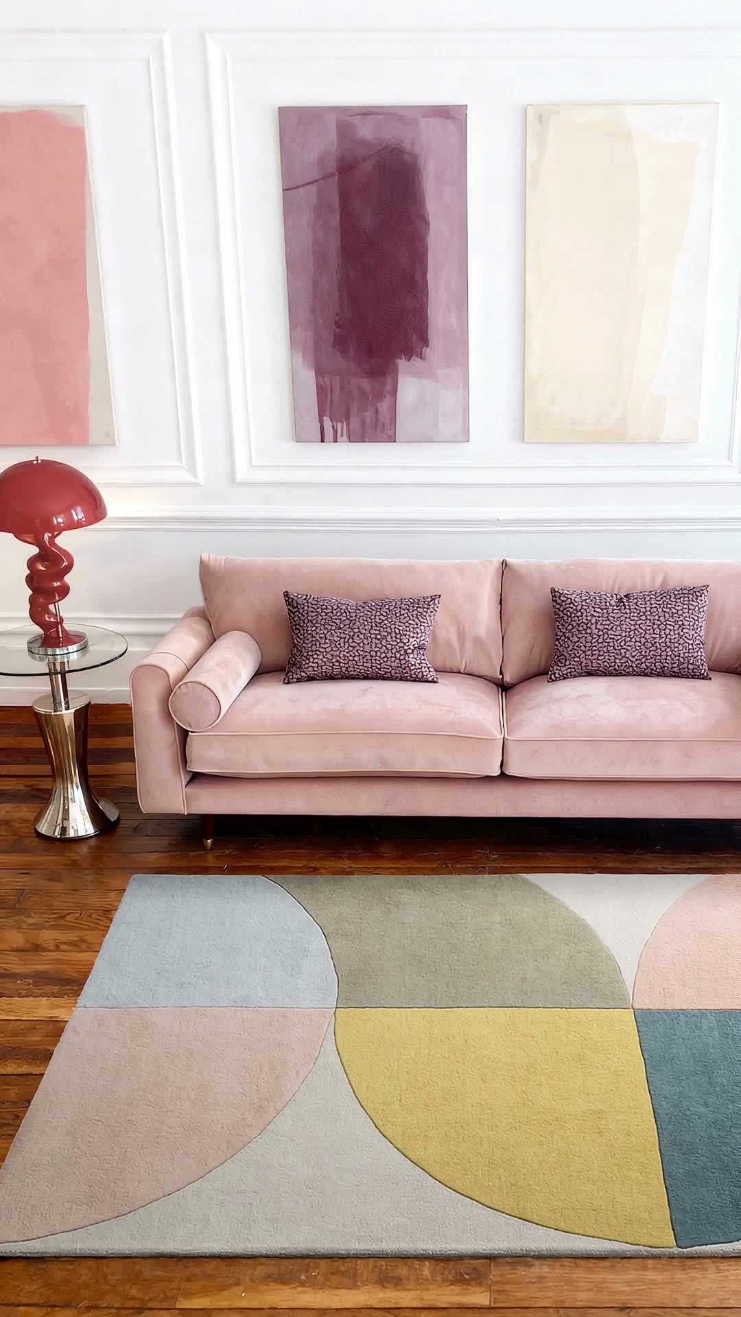 Ted Baker Wollteppich Curzon, Creme Bunt, handgewebt, Produktbild-Vorschau 7