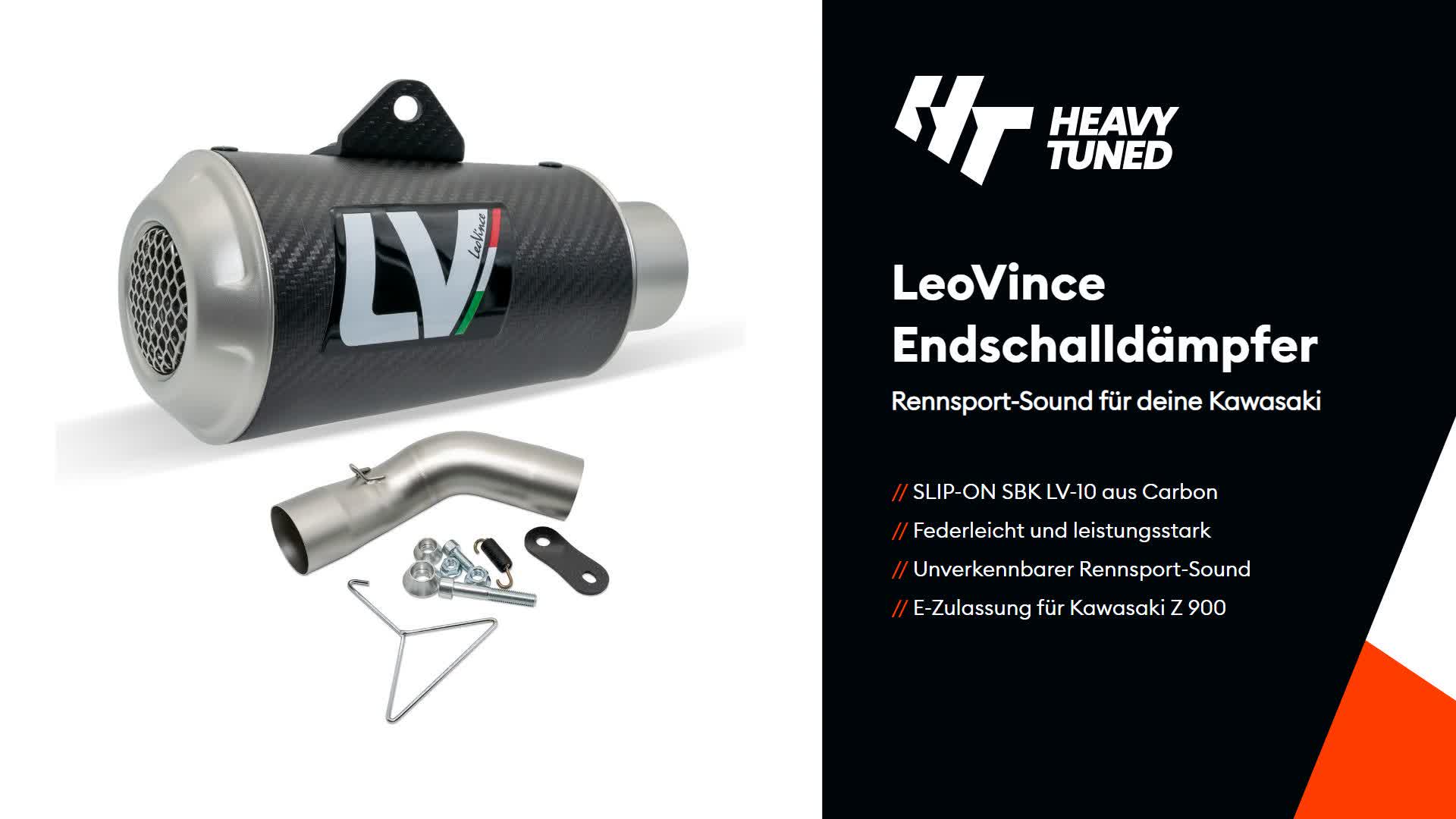 LeoVince LV-10 Carbon Slip-On Auspuff genehmigt für Produktbild-Vorschau 7