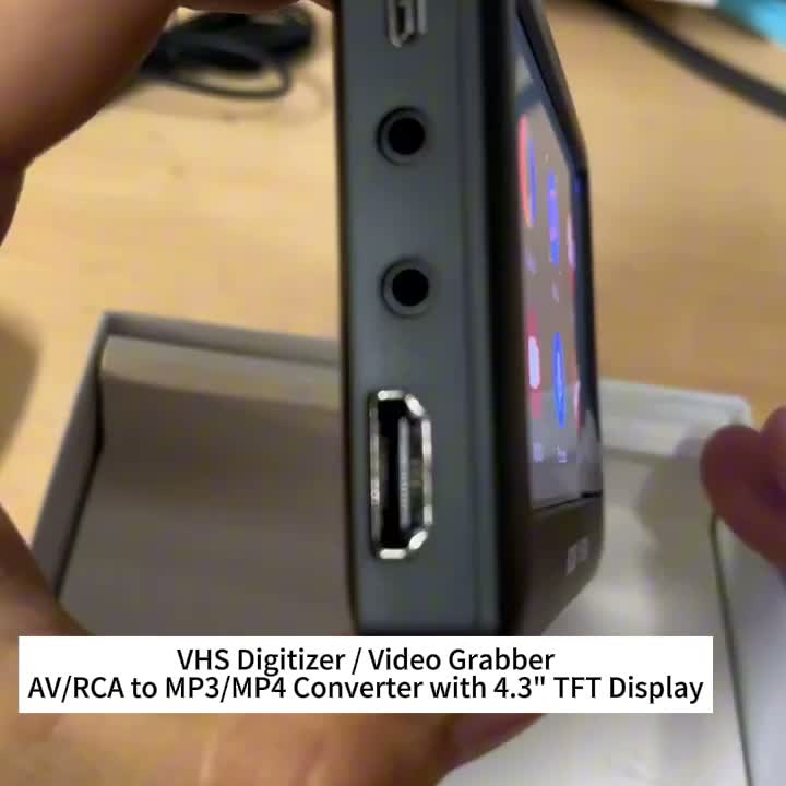 A41D VHS Digitalisierer AV Video Recorder MP4 MP3 4,3 Zoll Produktbild-Vorschau 7