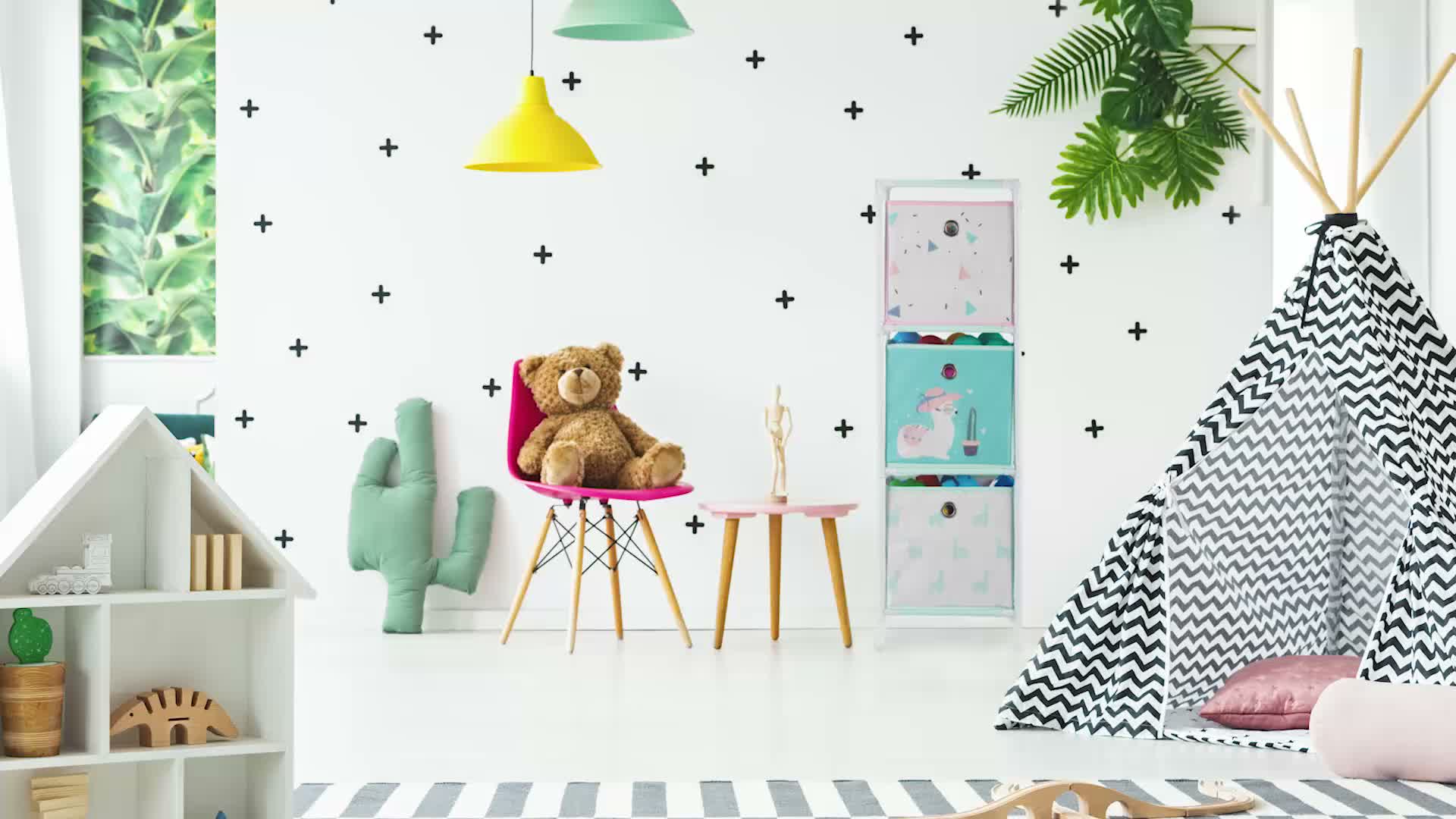 Relaxdays Kinderregal mit 4 Boxen, Jungen & Mädchen, Produktbild-Vorschau 7