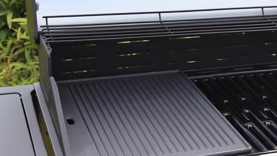 TAINO Grillplatte Gusseisen Wendeplatte Pizzaplatte PRO & Produktbild-Vorschau 7