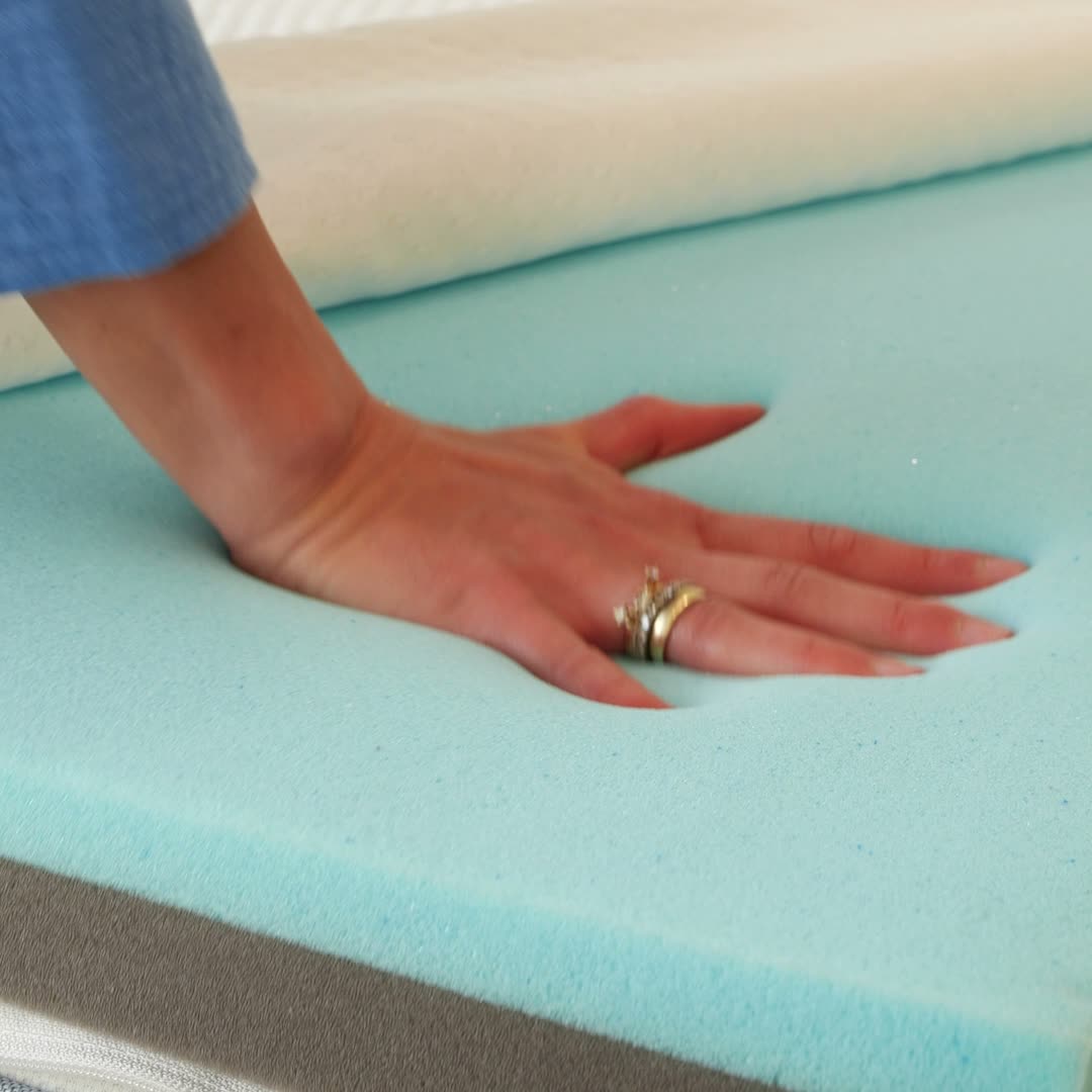 2-in-1 Komfort Topper 100x200cm - Duo Matratzen-Topper mit Produktbild-Vorschau 7