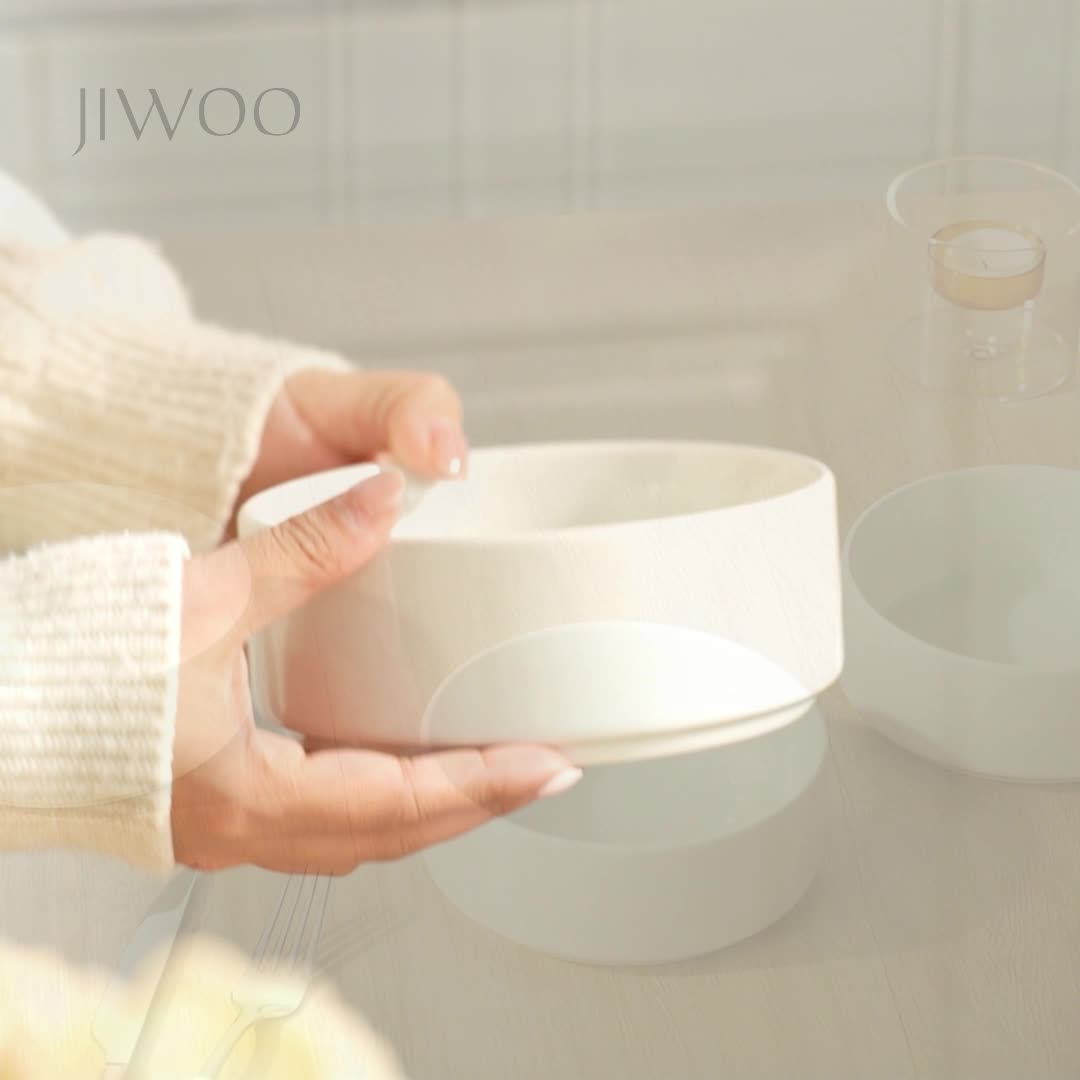 Schale set 4er Ø13,5cm Keramik Müslischale Salatschalen Produktbild-Vorschau 7