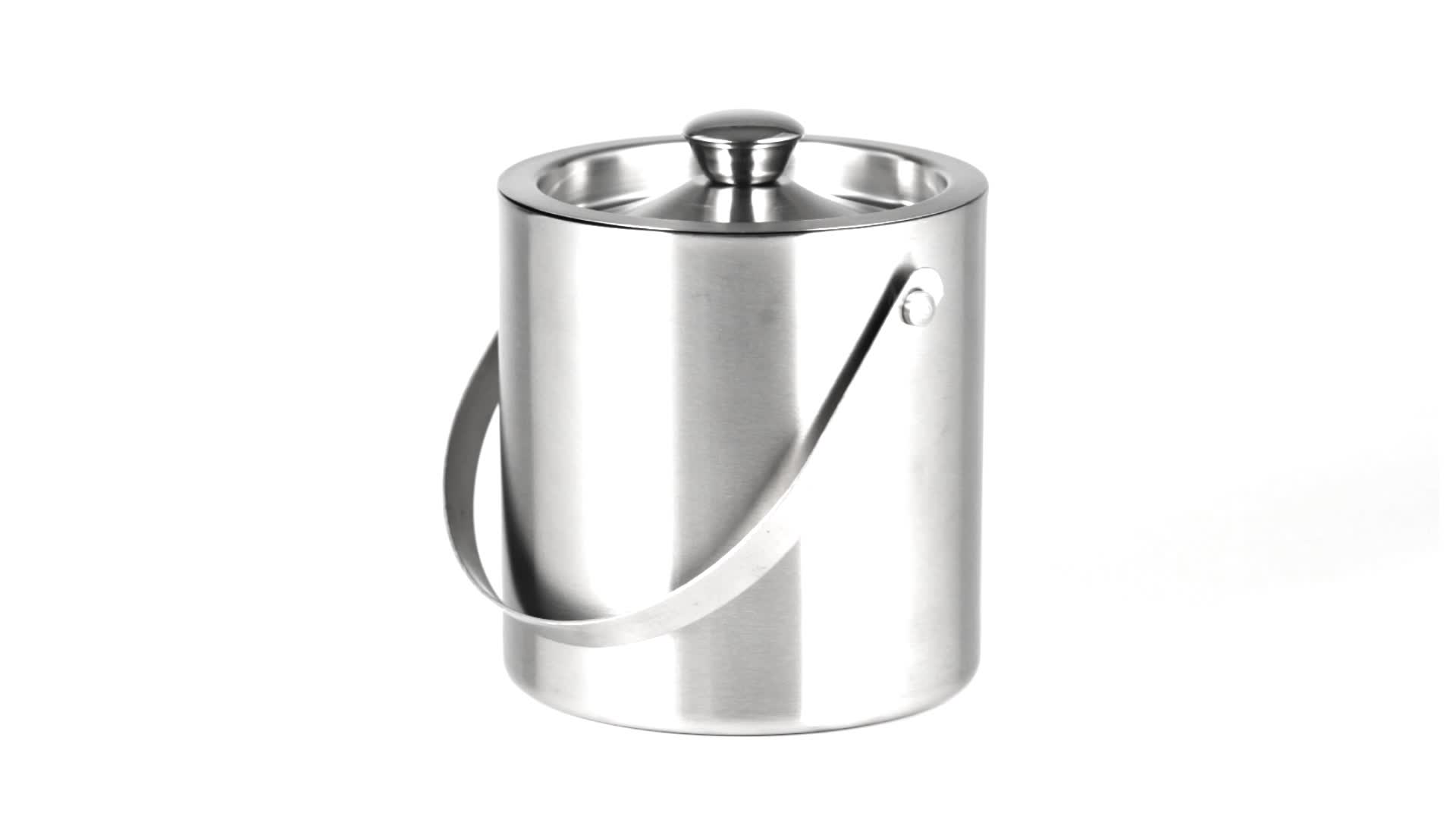 Relaxdays Eisbehälter rund mit Deckel, Eiszange, Produktbild-Vorschau 7