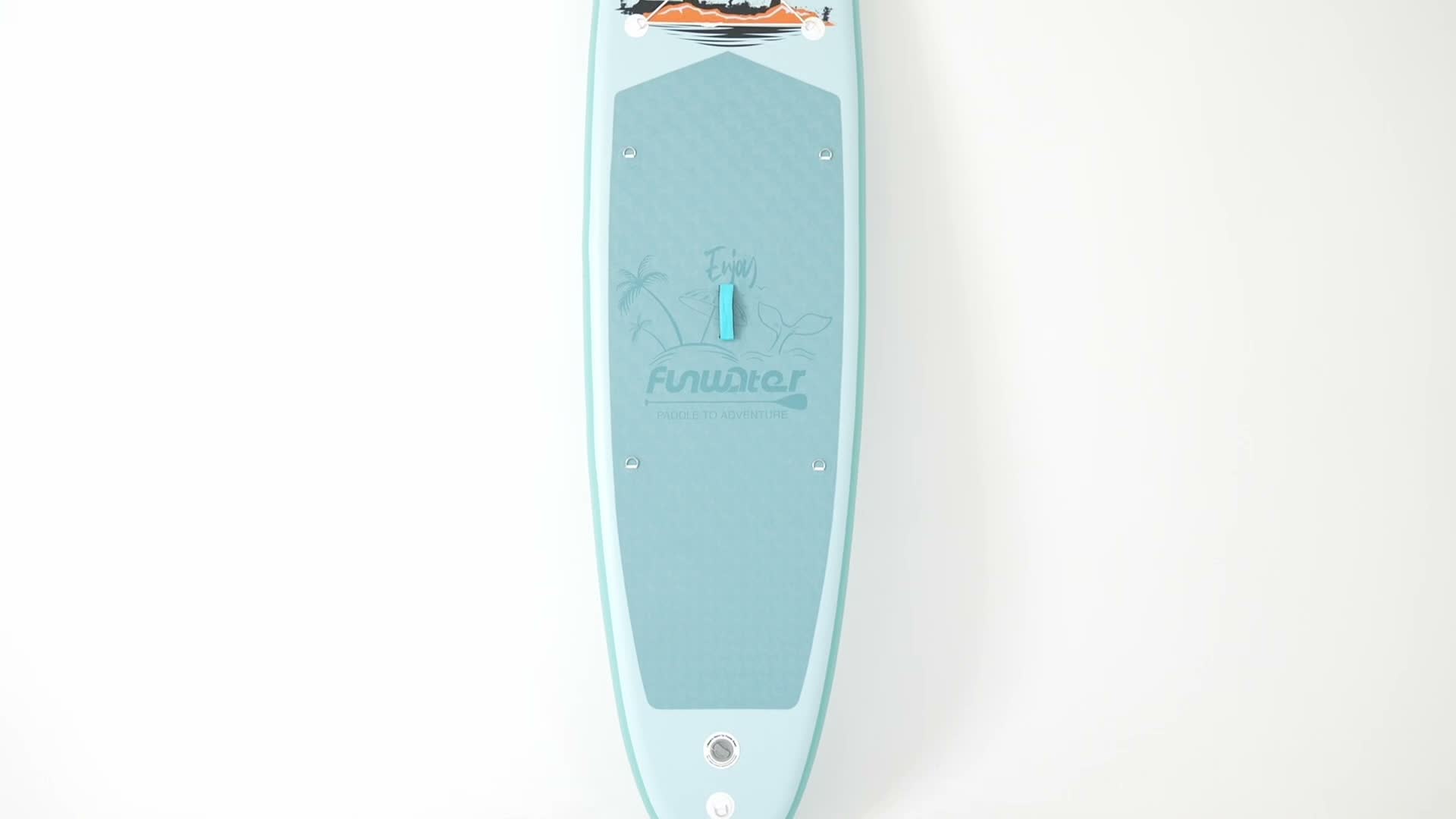 FUNWATER Aufblasbares SUP Board 335 x 84 x 15 cm, 190 kg Produktbild-Vorschau 6