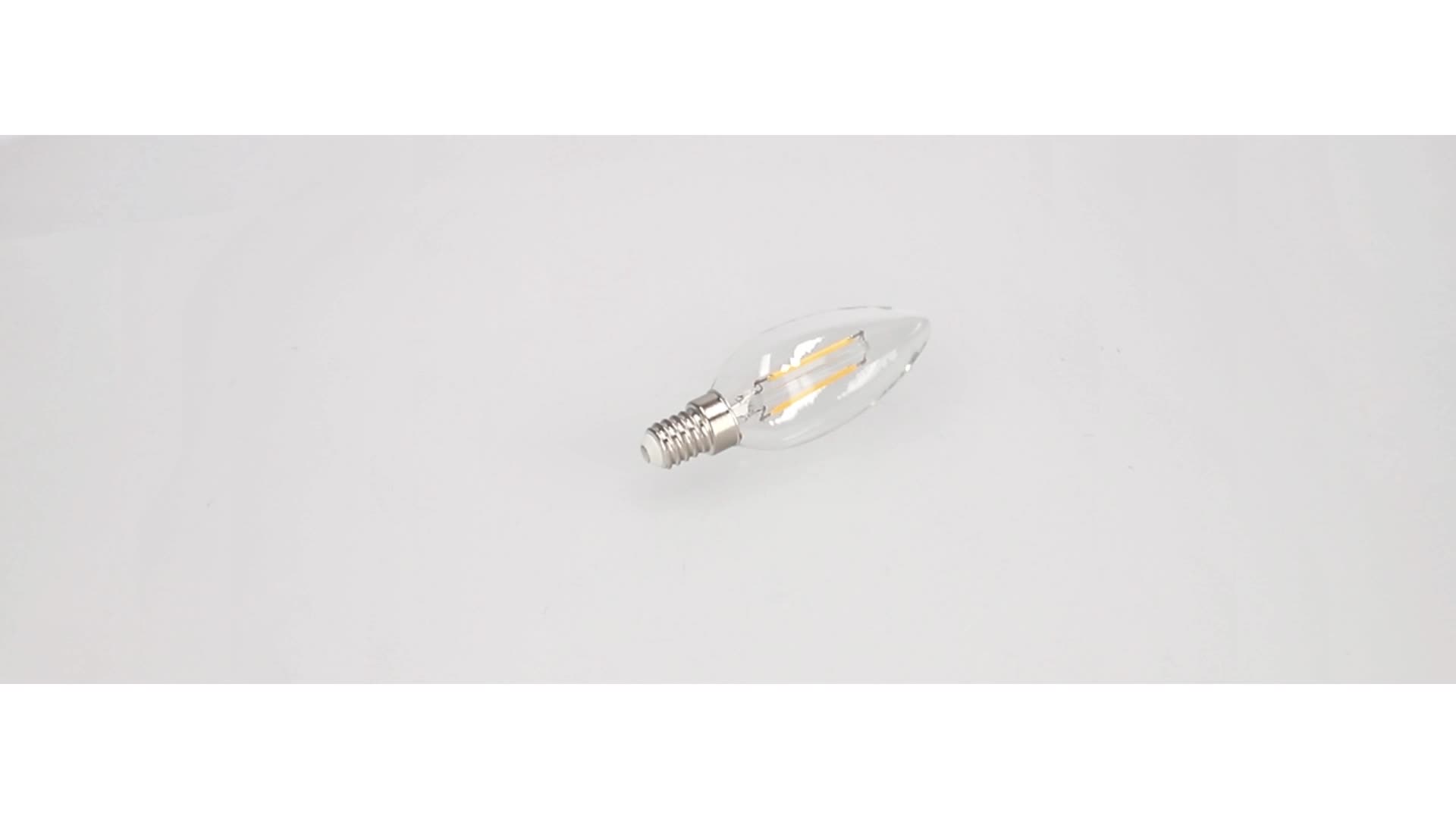 DARI LED Filament dekorative Glühbirne 2.8W, E14, 2700K, Produktbild-Vorschau 3