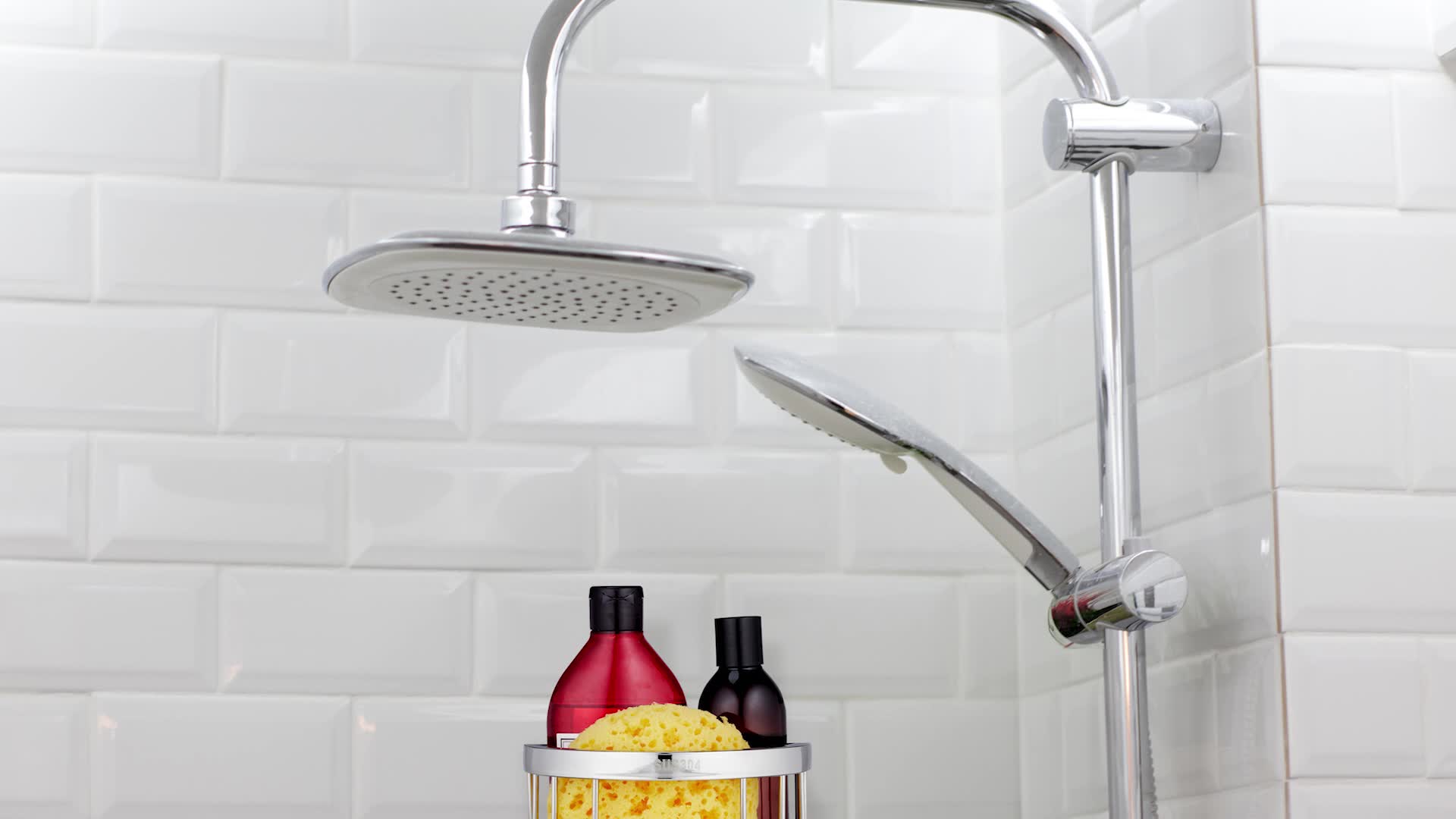 Relaxdays Duschablage, aus Edelstahl, Wandmontage, HBT: Produktbild-Vorschau 7