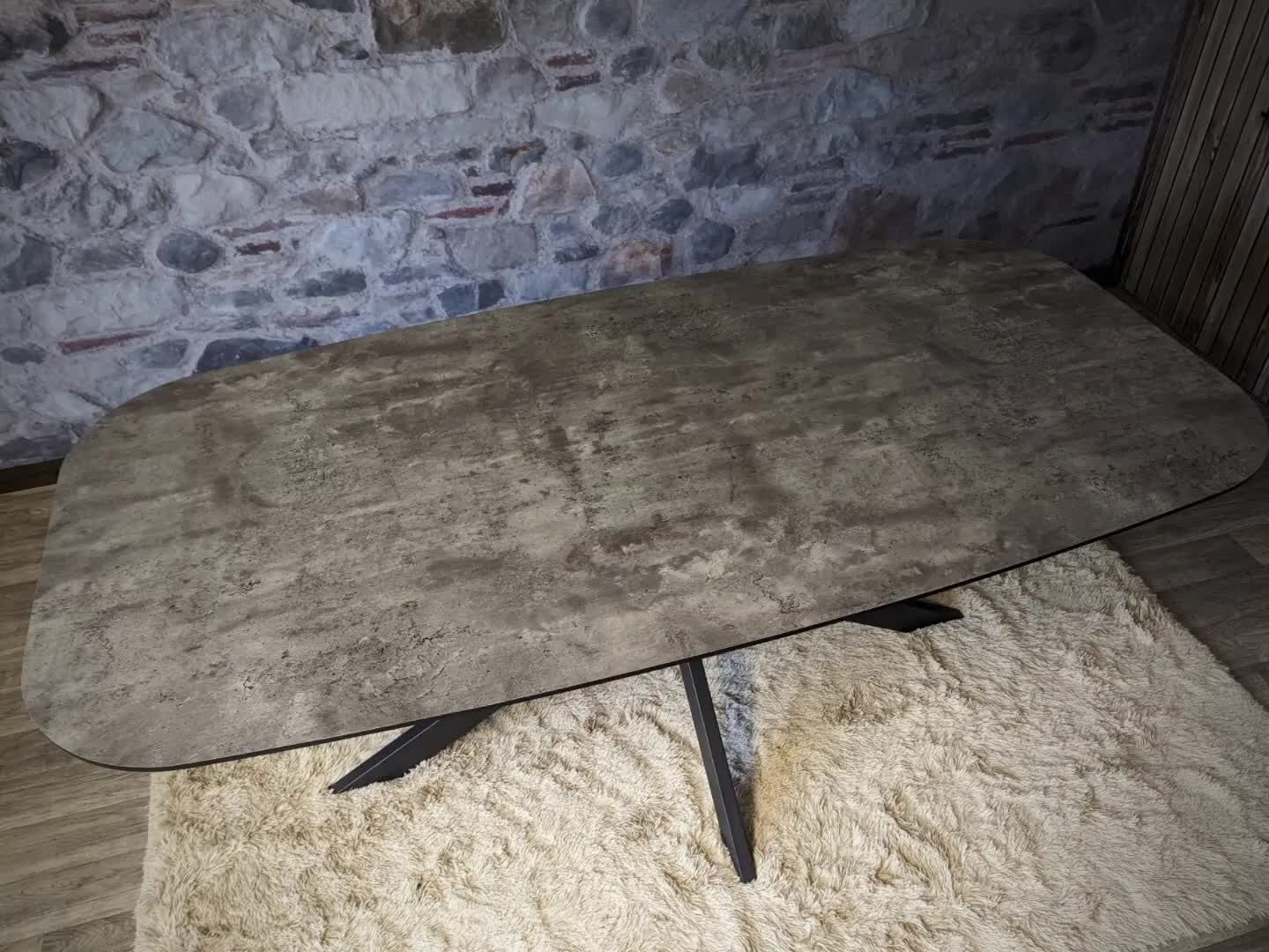 Esszimmertisch MCW-O56, Tisch Esstisch, MDF Metall Produktbild-Vorschau 7