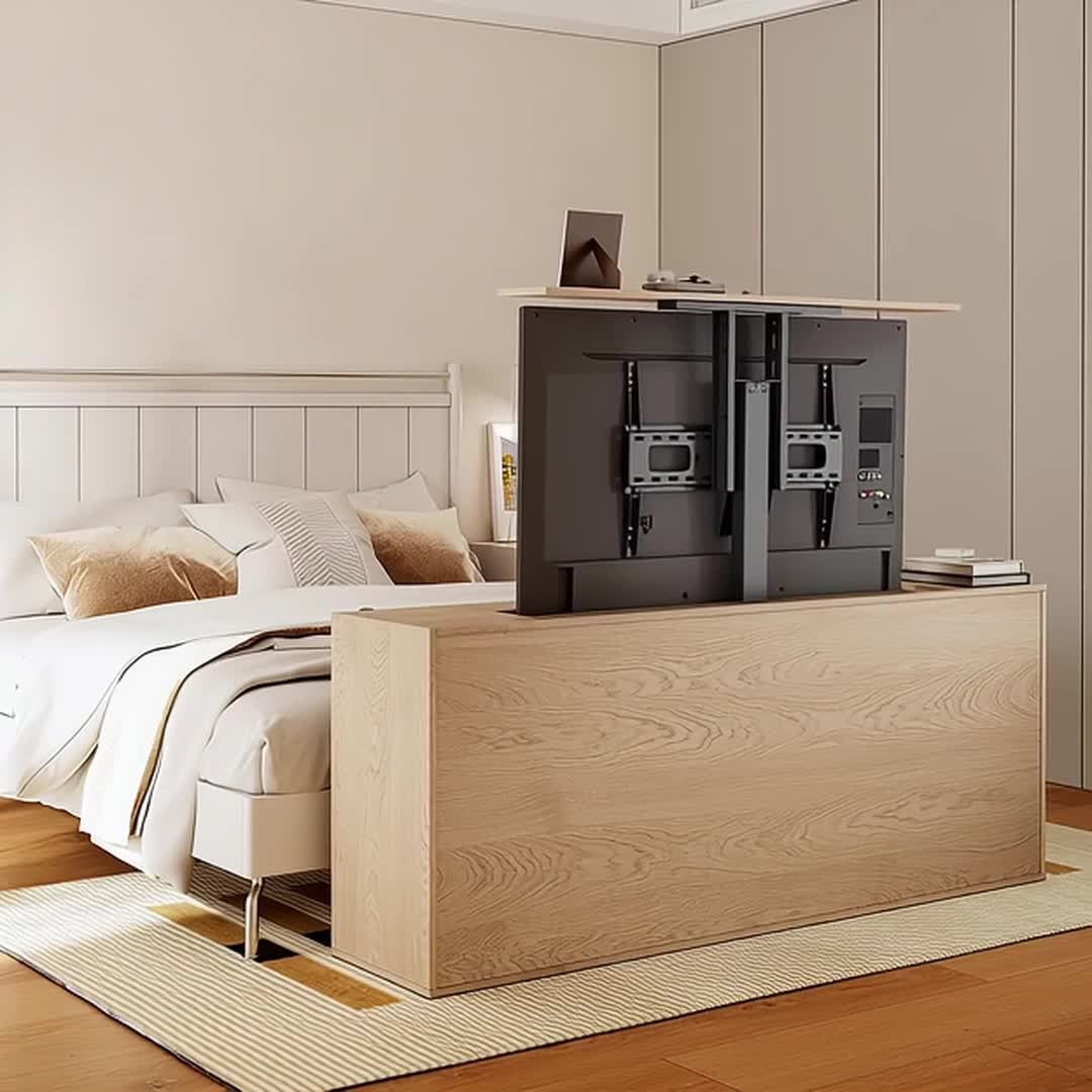 Elektrisch höhenverstellbare TV Halterung zum Einbau 37-65" Produktbild-Vorschau 7