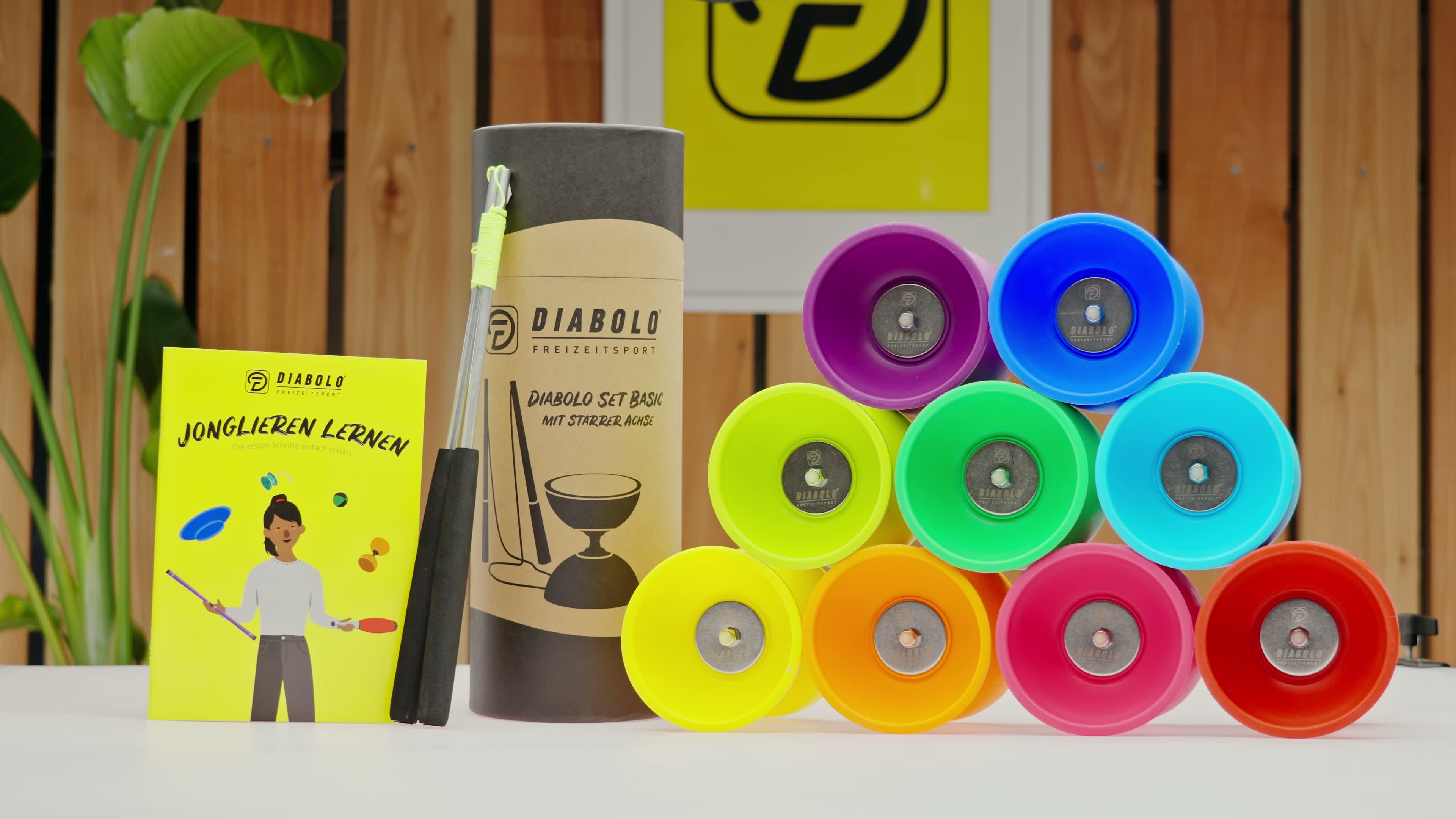 Diabolo Freizeit  Satz Basic mit Kugellagerachse | LED in Produktbild-Vorschau 7