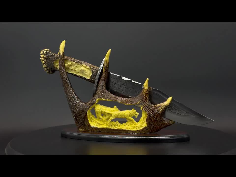 Veľký ozdobný poľovnícky kordík 38 cm - ozdobný nôž s Náhľad obrázku produktu 7