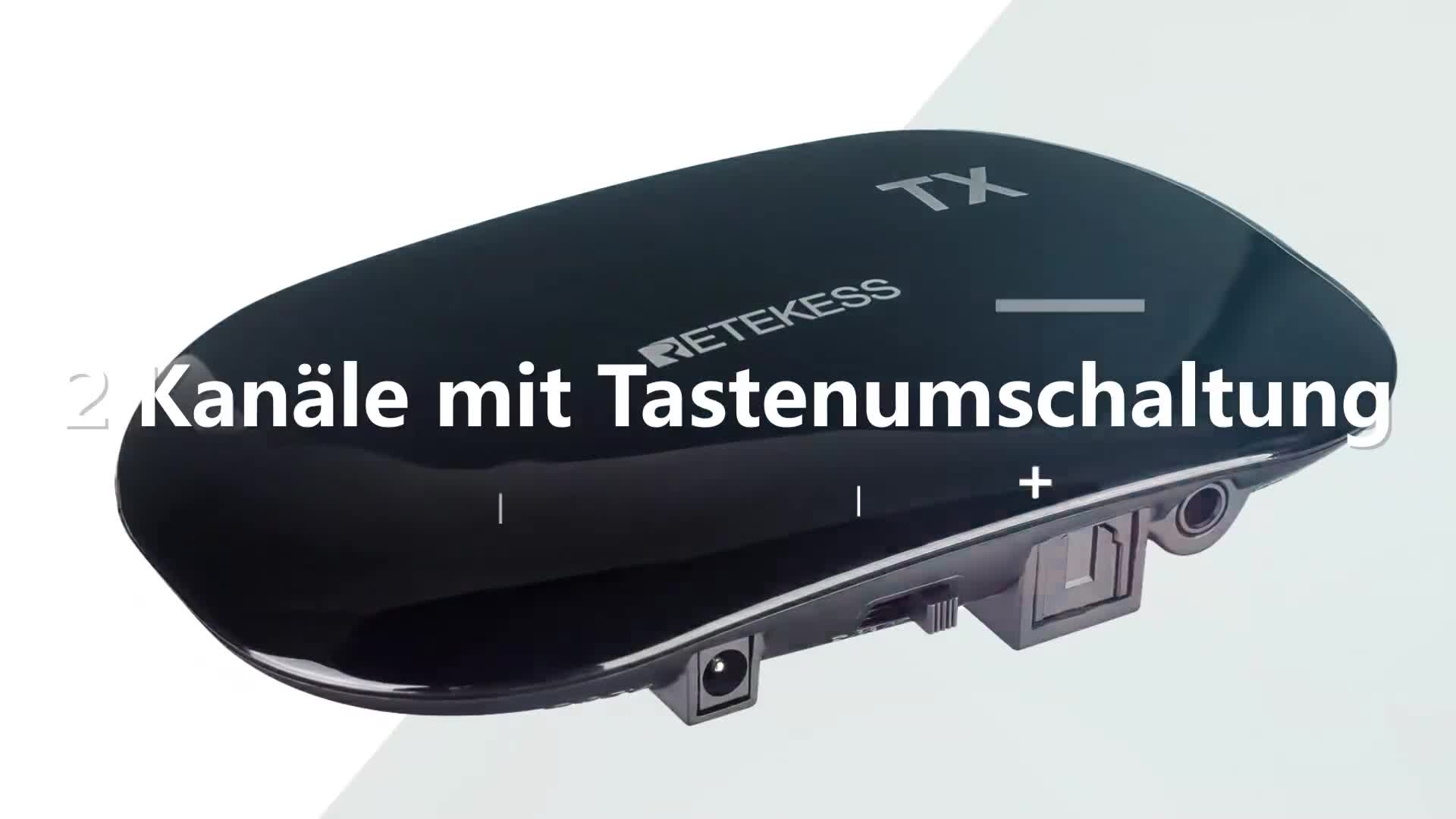 Retekess TA005 Kabellose Funk-Kopfhörer, Eingebauter Produktbild-Vorschau 7