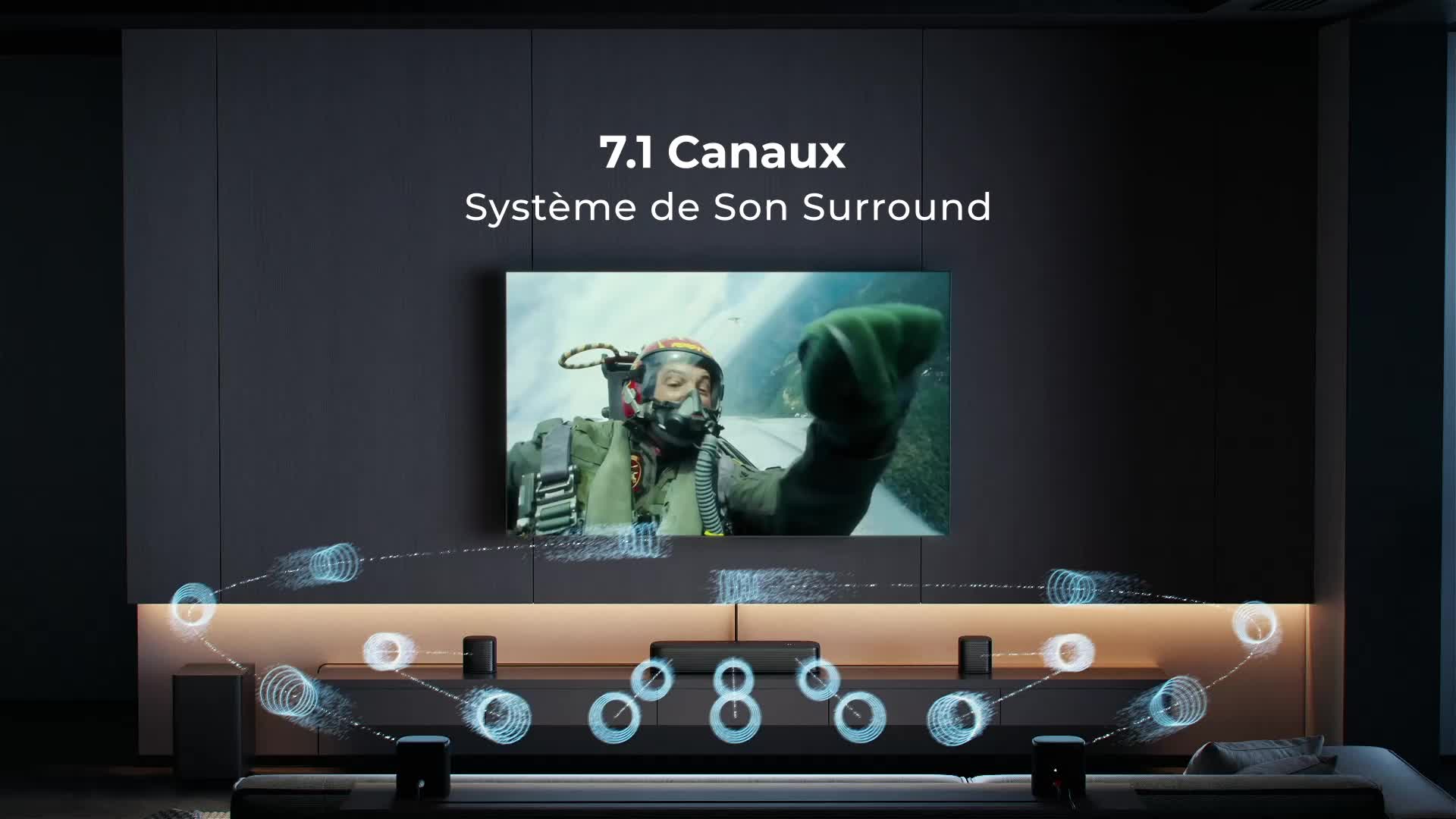 Barre de son ULTIMEA 7.1 canaux Dolby Atmos avec caisson de Voir les images du produit 7