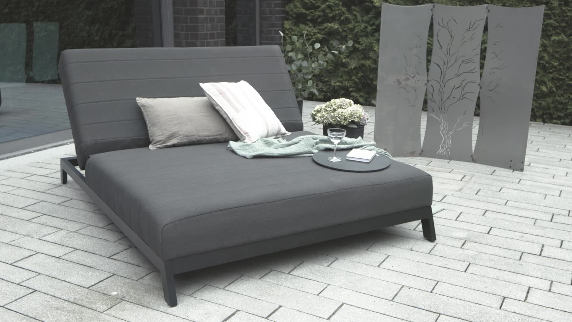HOME DELUXE - Sonnenliege - VALENCIA, Maße: ca. 203 x 144 x Produktbild-Vorschau 7