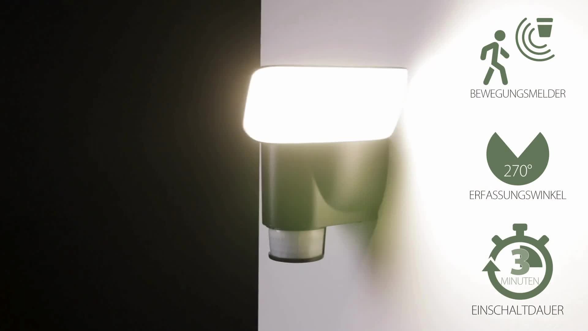 MeLiTec Robotik LED Außenwandleuchte mit Bewegungsmelder & Produktbild-Vorschau 5