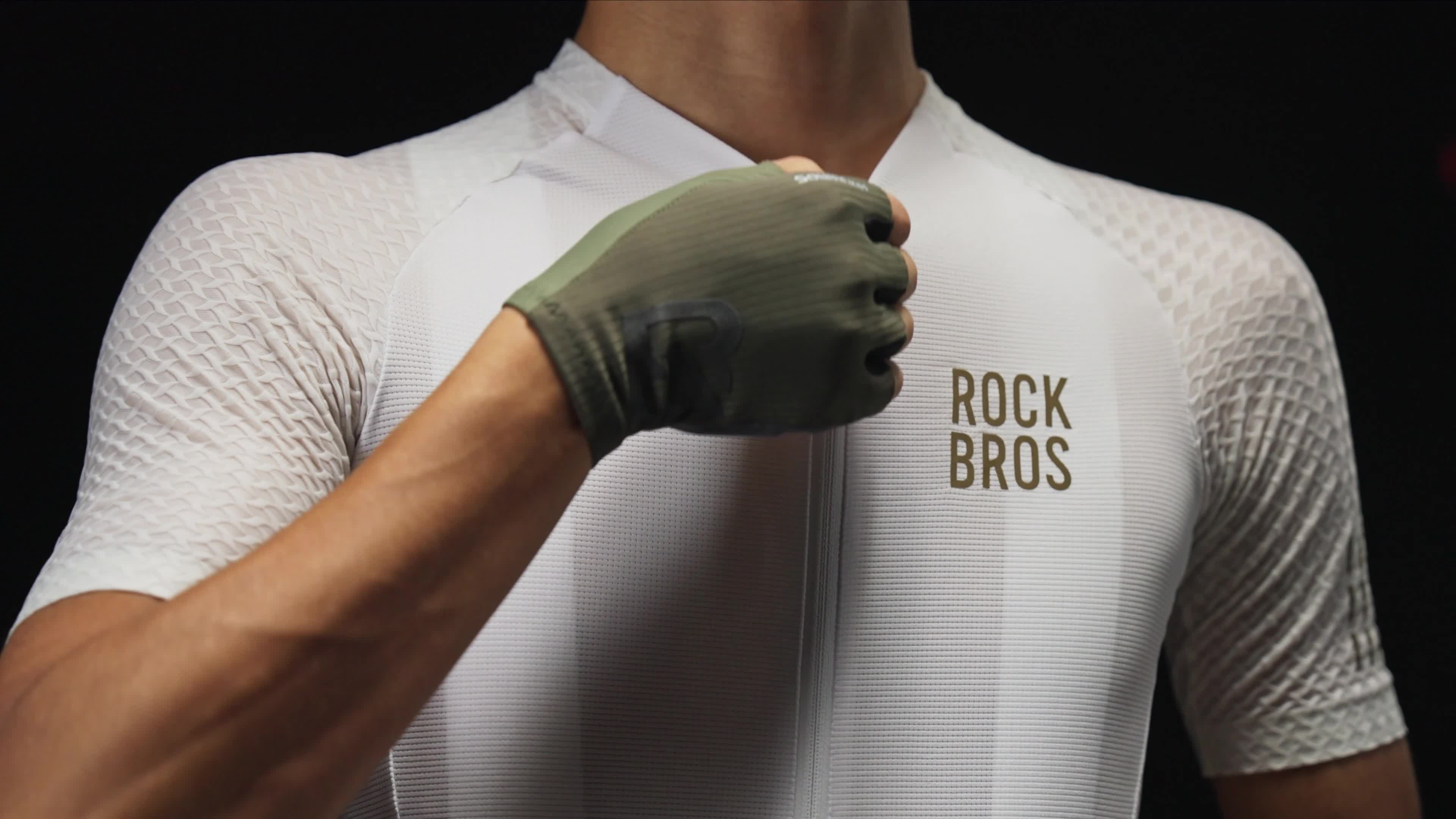 ROCKBROS Fahrradhandschuhe Halbfinger Sommer Atmungsaktive Produktbild-Vorschau 7