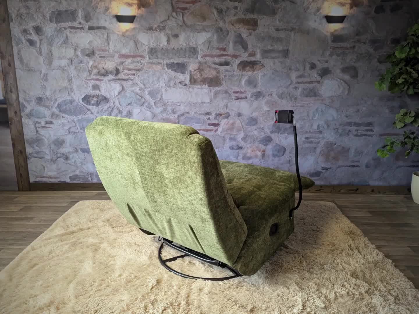Relaxsessel MCW-P92, TV-Sessel Fernsehsessel, drehbar Produktbild-Vorschau 7