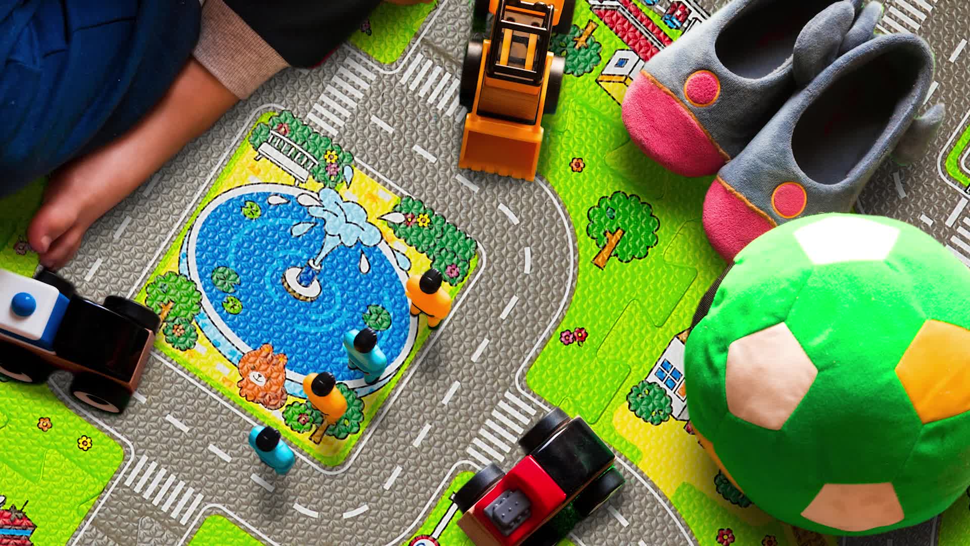Relaxdays Puzzlematte Straße, 9-teilige Spielmatte für Produktbild-Vorschau 7
