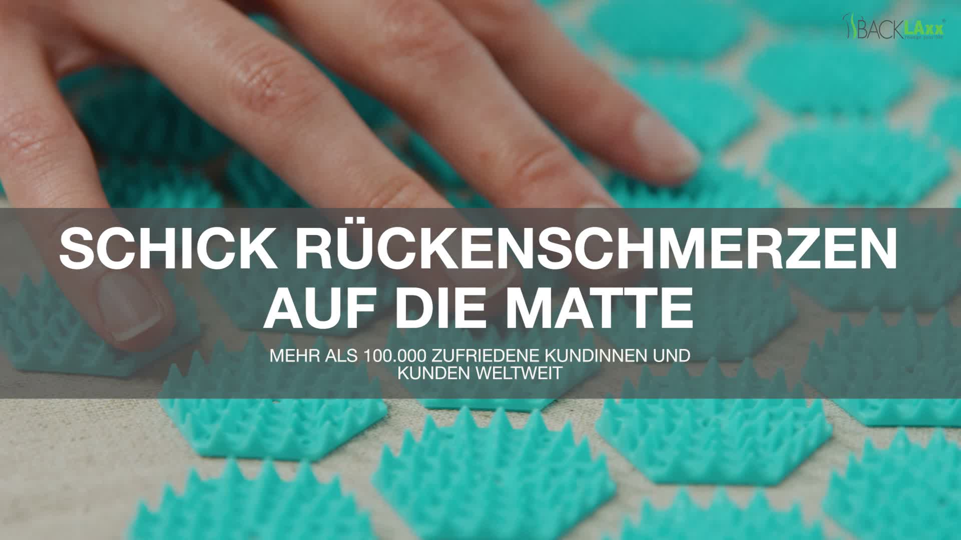 BACKLAxx® Akupressur-Set Akupressurmatte Massagematte & Produktbild-Vorschau 7