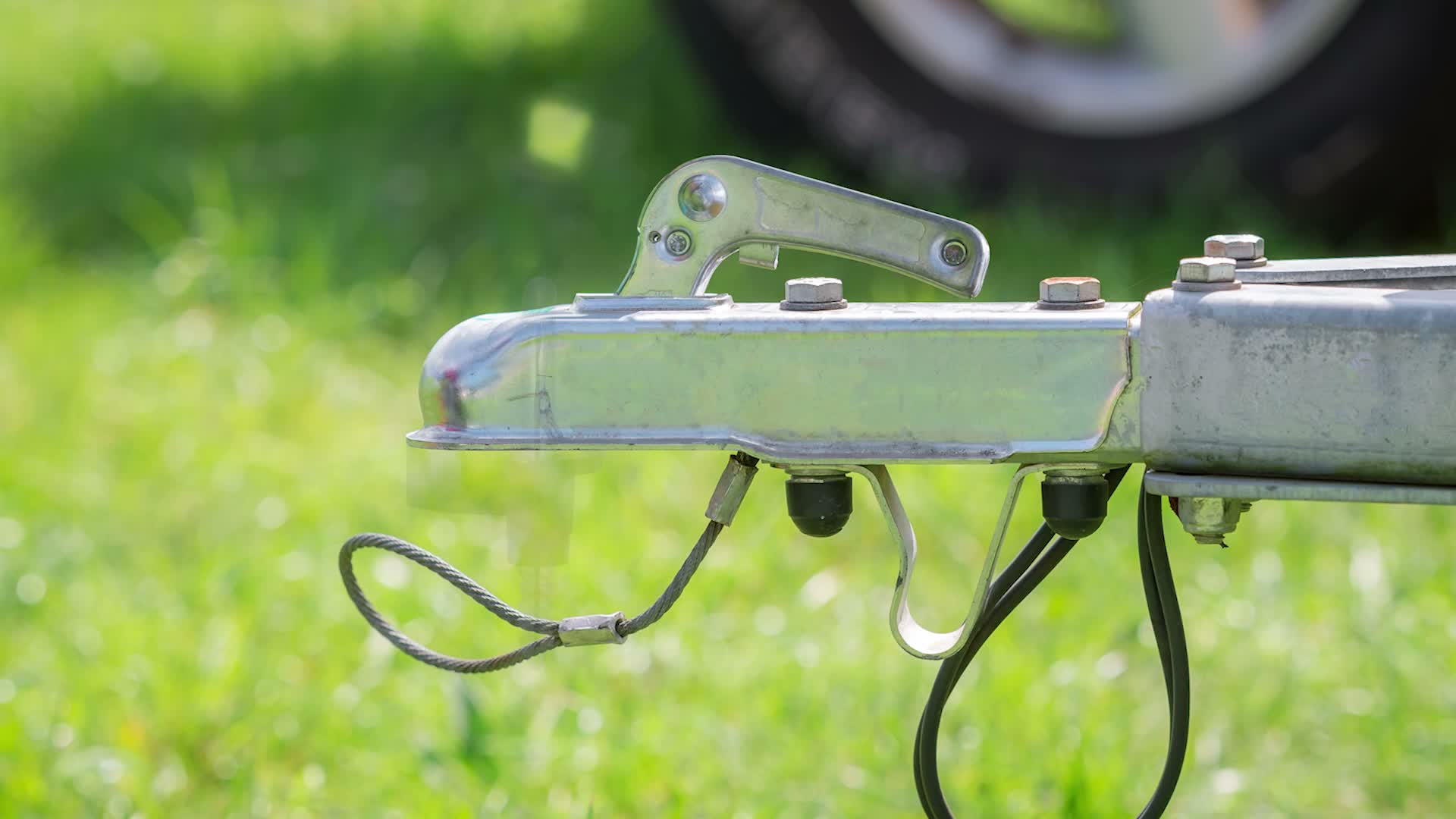 Relaxdays Anhängerschloss, Wohnwagen Diebstahlschutz für Produktbild-Vorschau 7