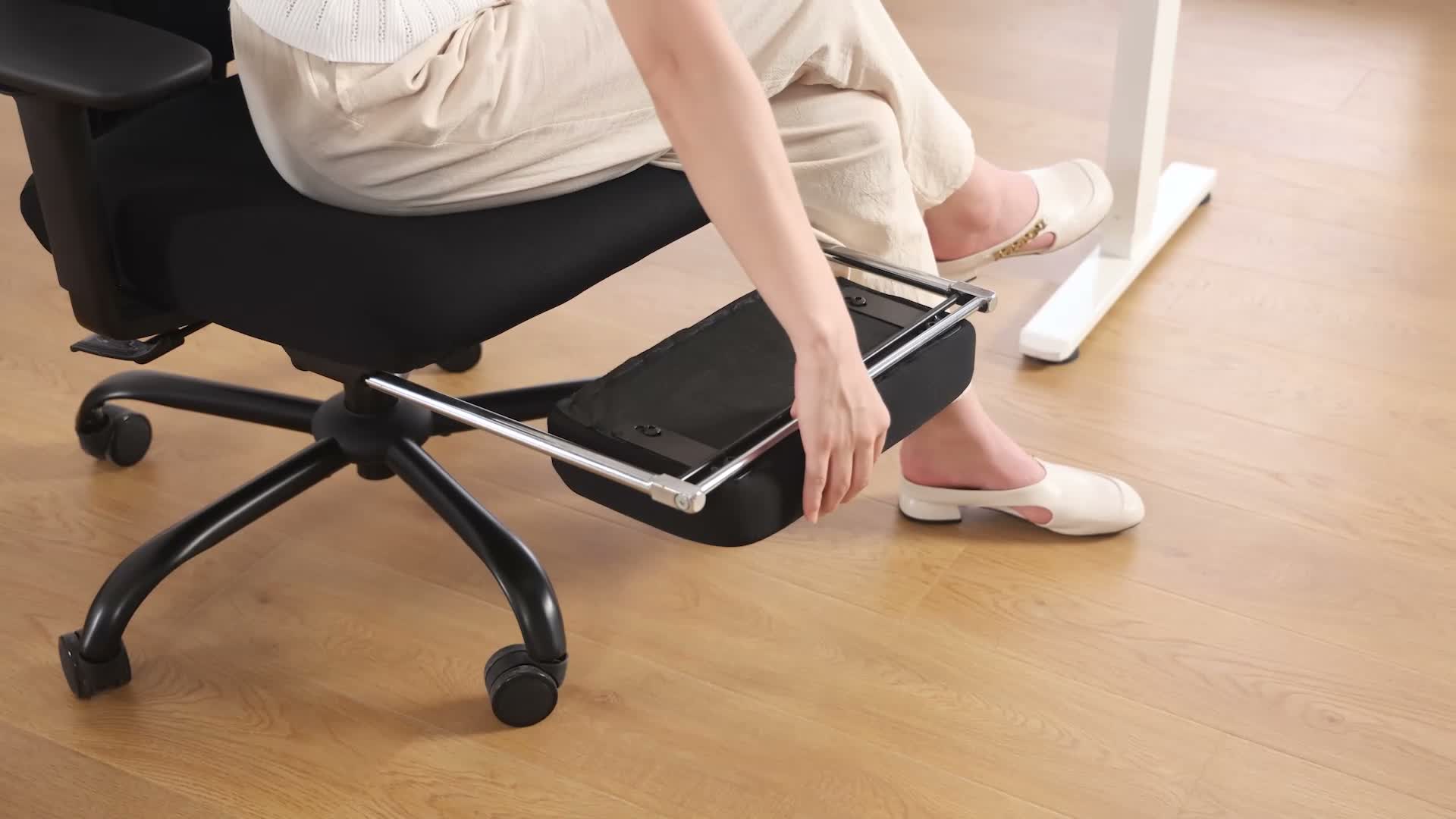 HOMCOM Ergonomischer Bürostuhl mit Lendenstütze, Produktbild-Vorschau 7