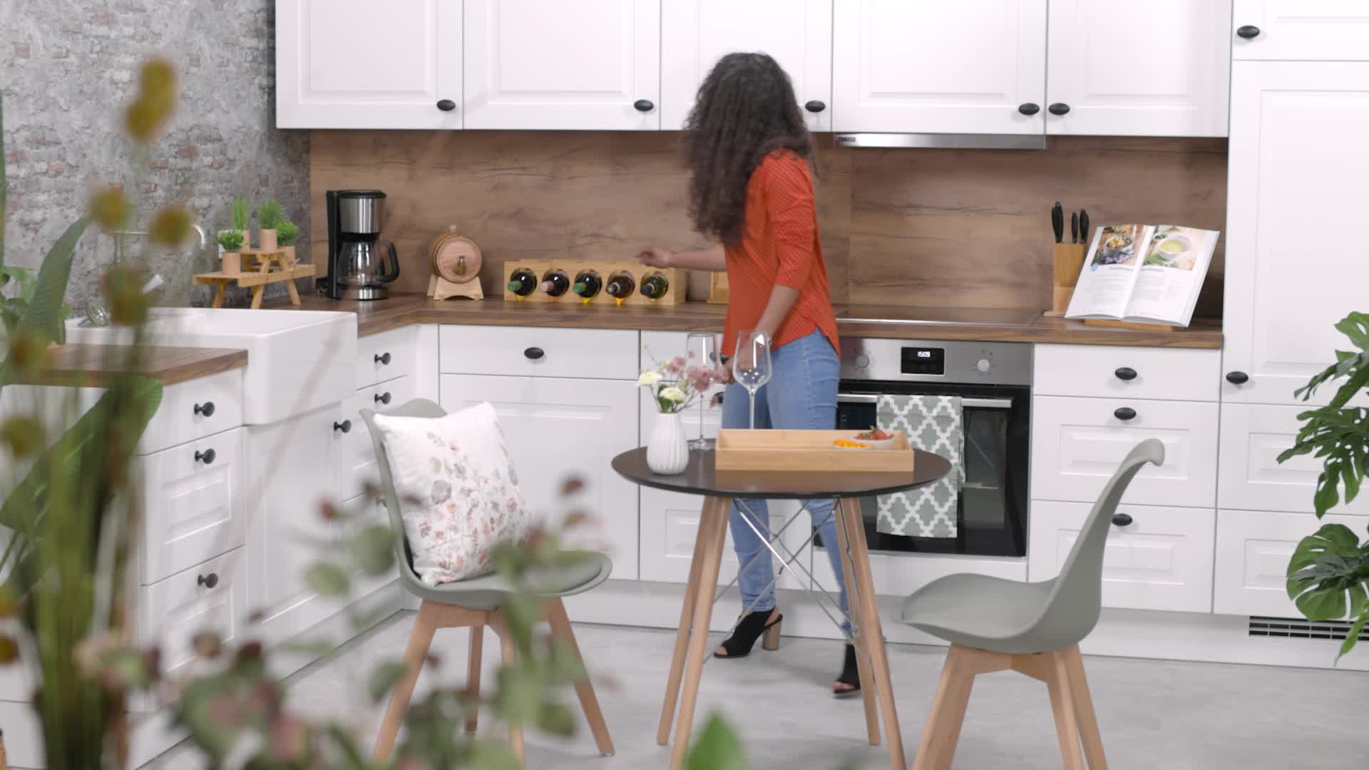 Relaxdays Weinregal für 5 Flaschen, 2er Set, Weinständer Produktbild-Vorschau 7