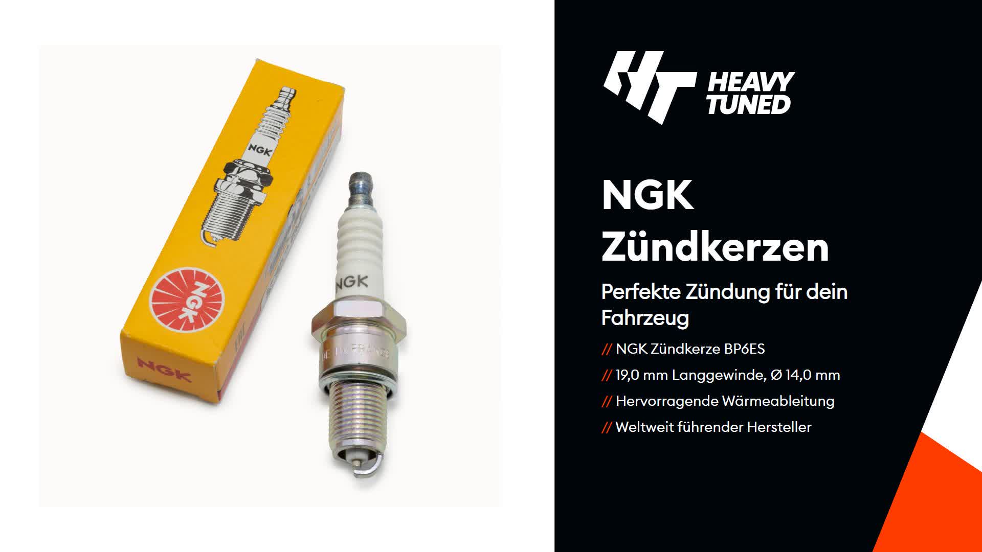 NGK Zündkerze  BP6ES für R75/6 R75/6 1000 Mille GT VH Produktbild-Vorschau 7