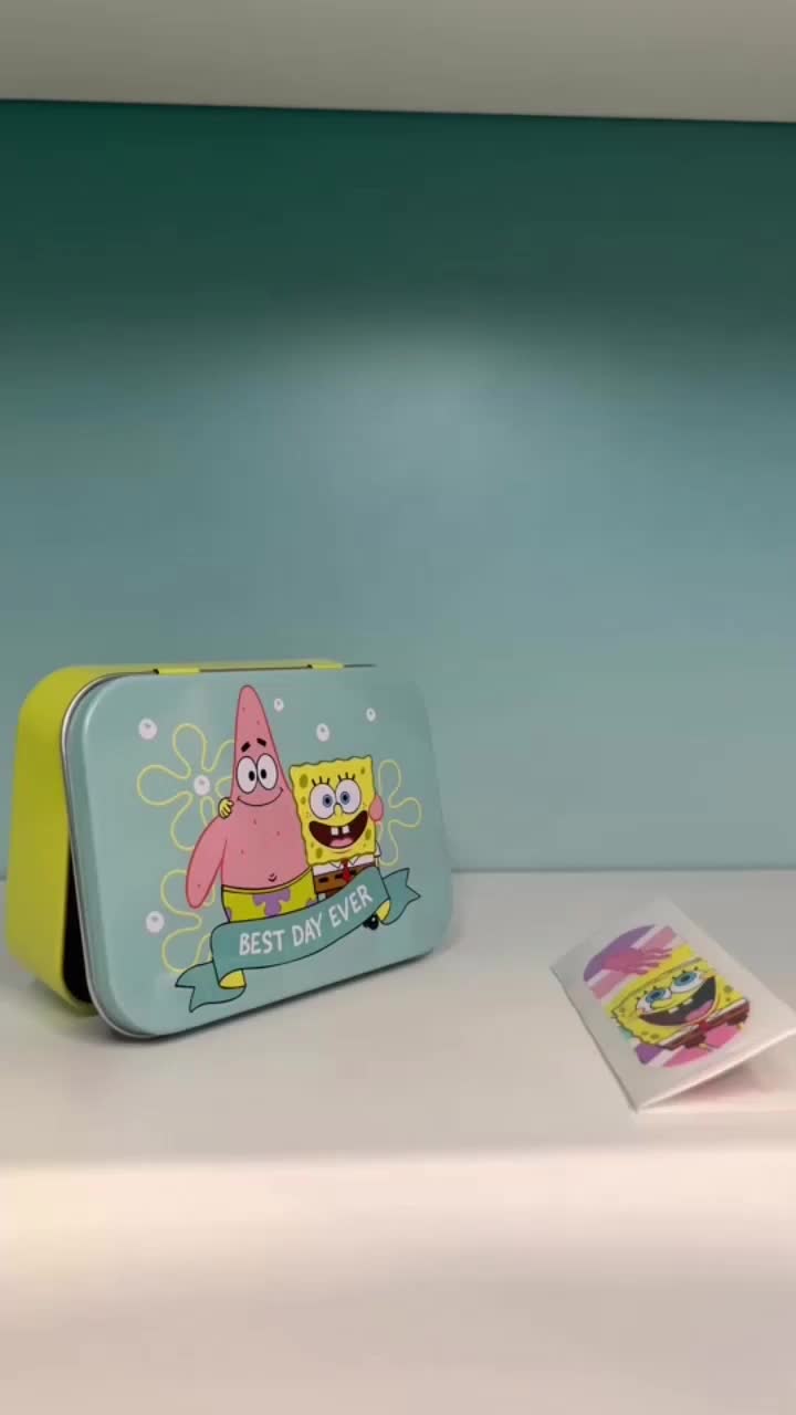 SpongeBob Kinderpflaster Lizensiertes Produkt - Metall-Box Produktbild-Vorschau 7