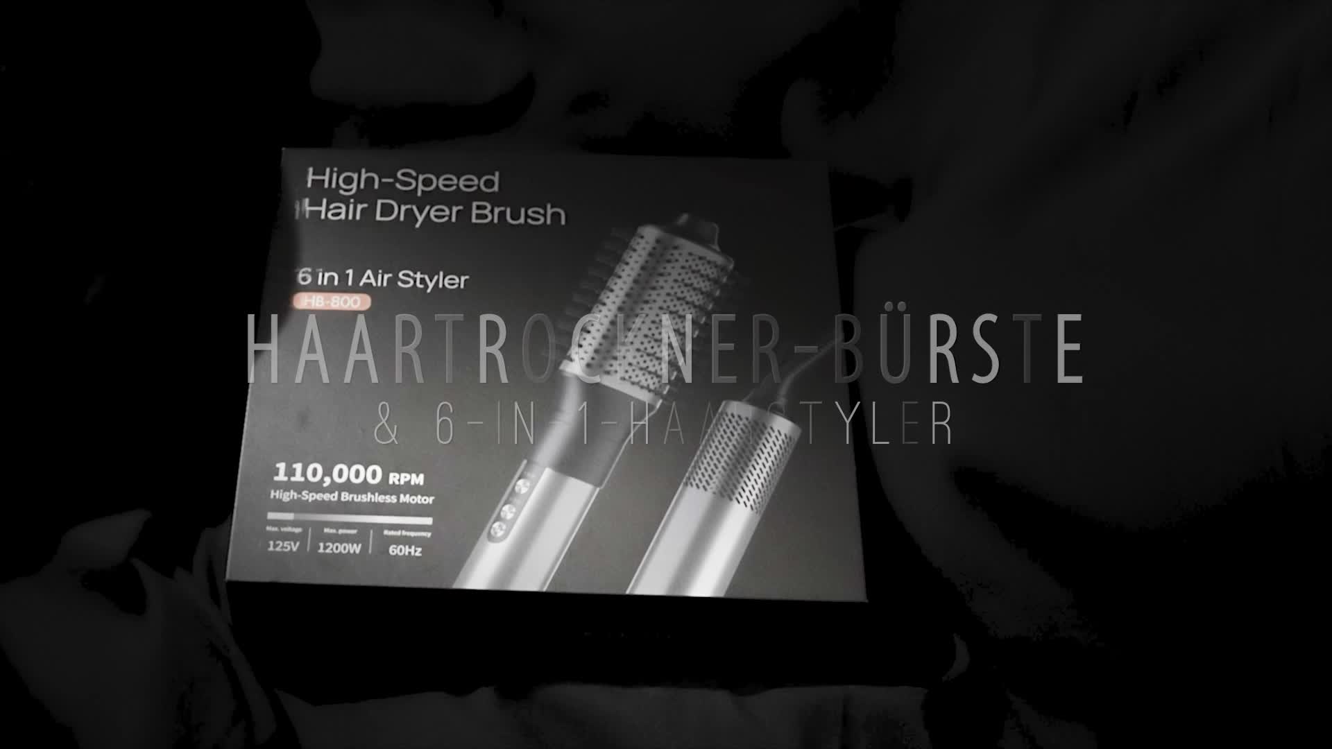 MCURO 6-in-1 Hairstyler mit Lockenstab, Warmluftbürste, Produktbild-Vorschau 7