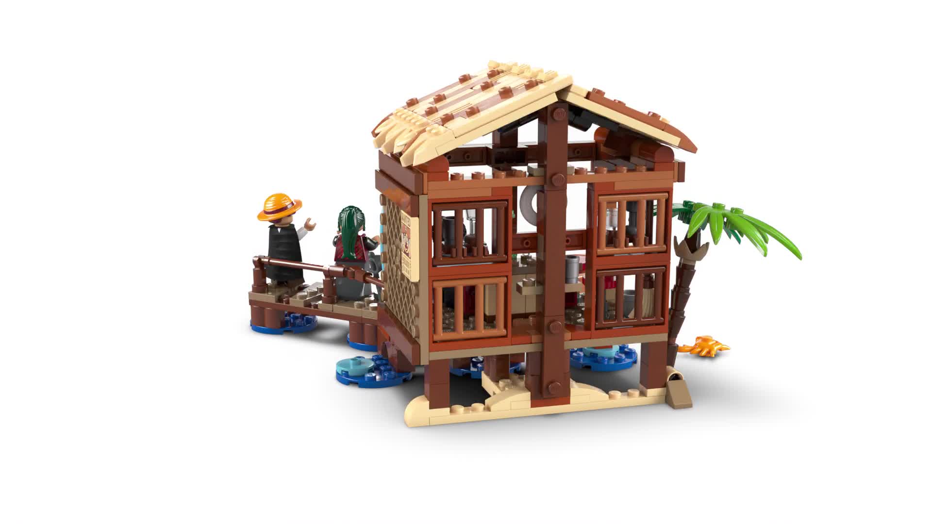 LEGO ONE PIECE Windmühlendorf-Hütte - Spielzeug mit Boot, Produktbild-Vorschau 7