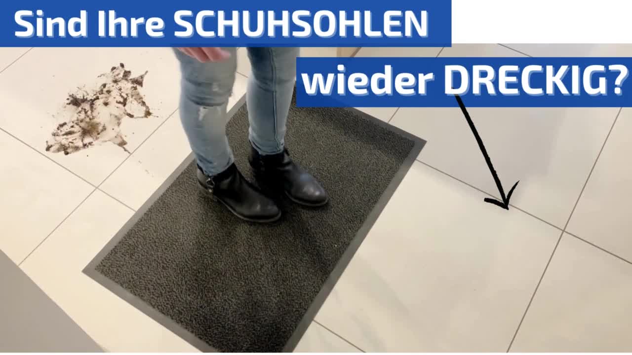 Entrando Fußmatte 40x60 cm in Schwarz Anthrazit - Produktbild-Vorschau 6