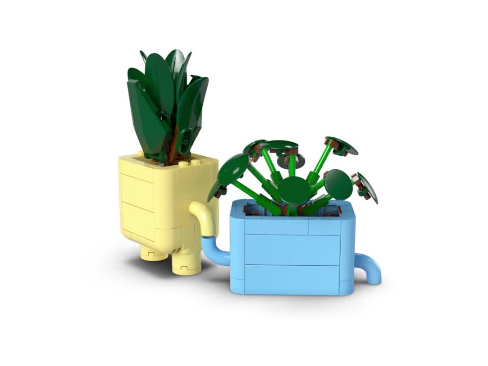 LEGO Botanicals Fröhliche Pflanzen - Spielzeug für Kinder Produktbild-Vorschau 7