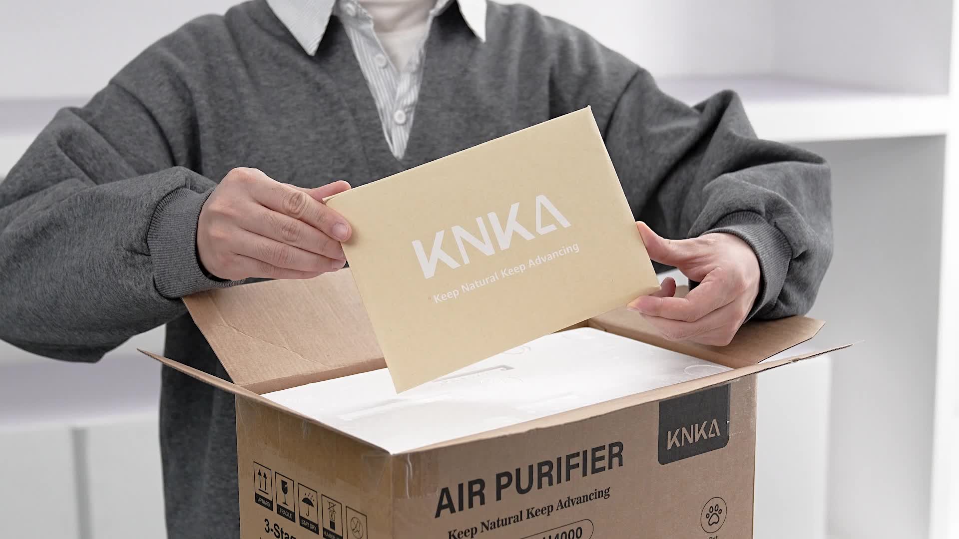 KNKA pro Luftreiniger mit Dual-HEPA-Filter für Allergiker, Produktbild-Vorschau 7